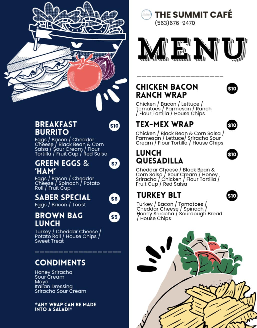 The Summit Cafe - Check out our NEW food menu! 🍴 We now...