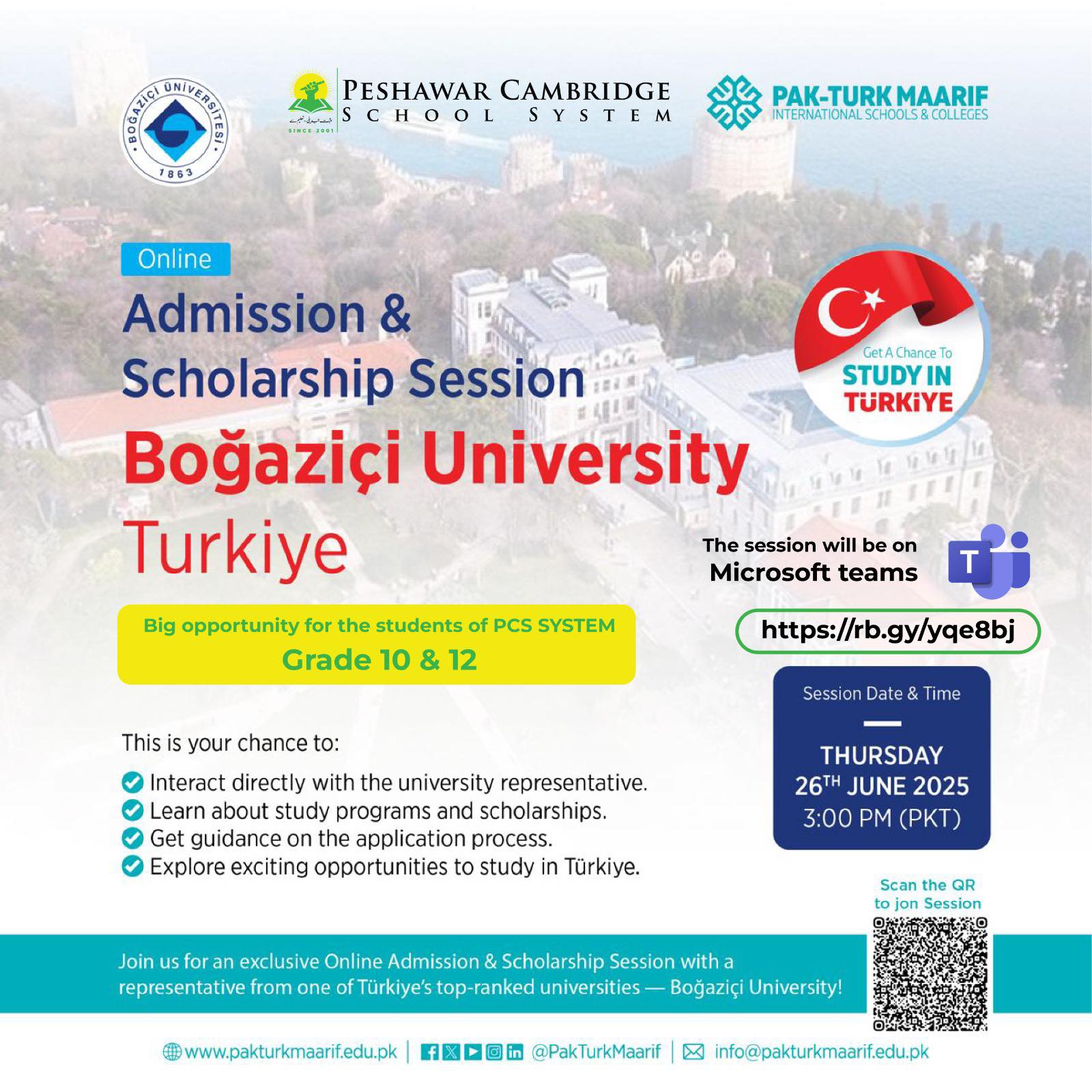 PCS - Dreaming of studying in Türkiye? Here’s your chance! 🇹🇷 Join our ...