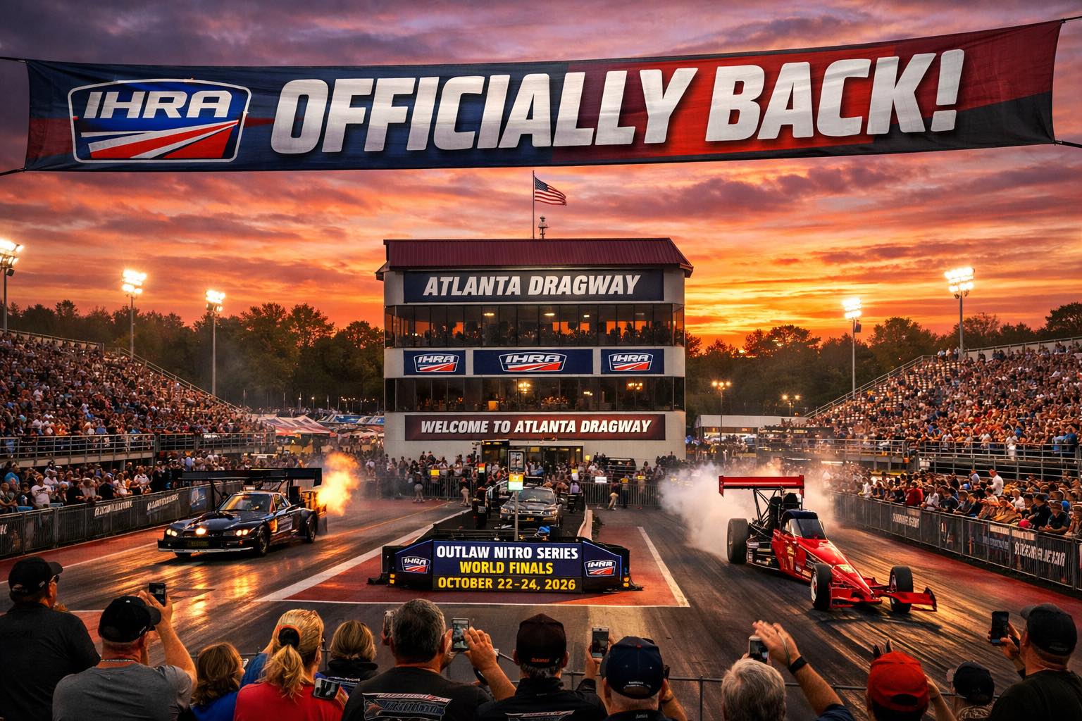 Water - Big news for the drag racing community… it’s official. 🏁 The ...