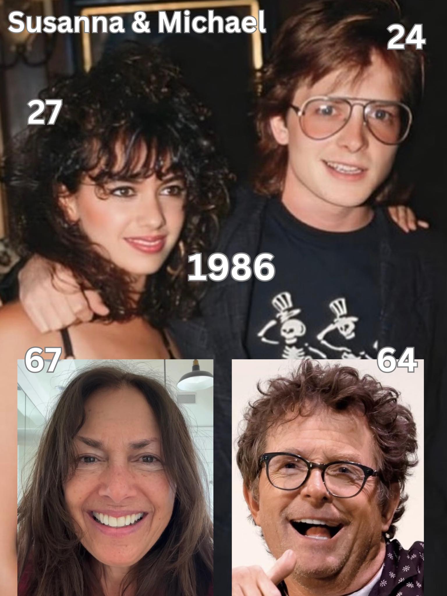 In the '80s, Susanna Hoffs & Michael J. Fox became two of the