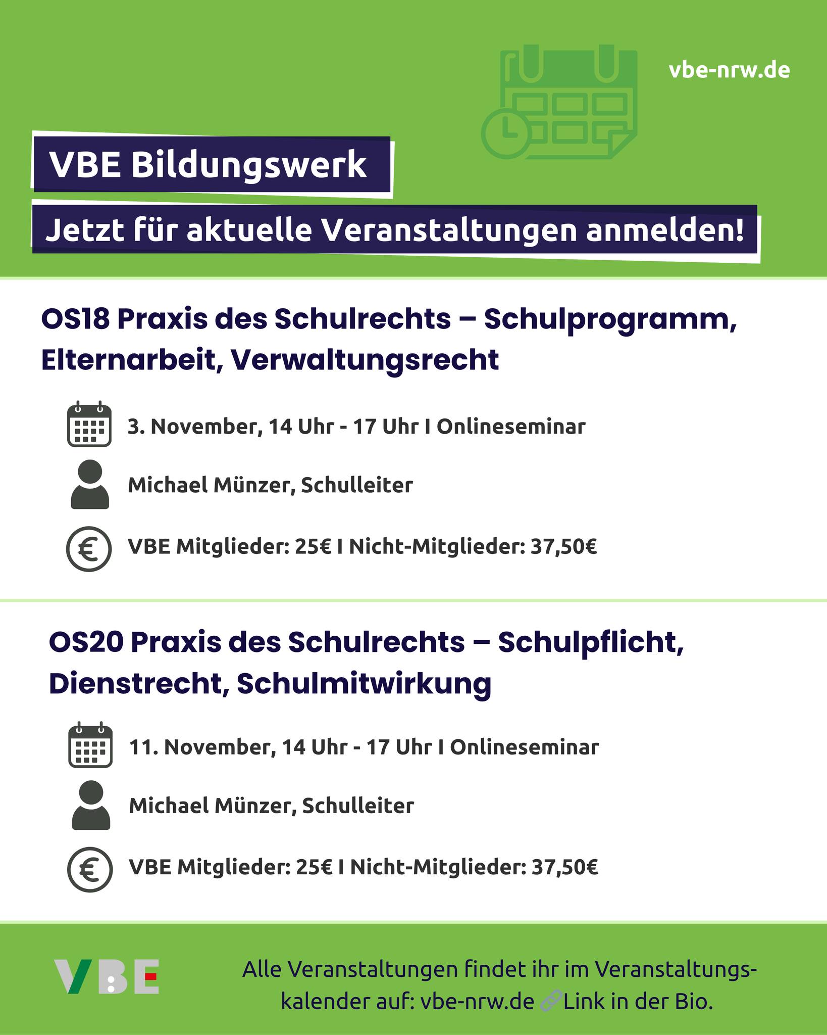VBE - 📚 Rechtssicher durch den Schulalltag! Kennt ihr alle eure Rechte ...