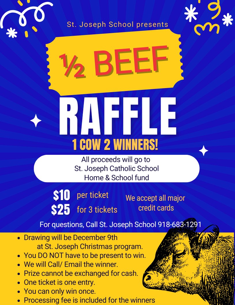 St. - 🥩 LAST DAY TO BUY BEEF TICKETS!!! 🥩 St. Joseph's annual beef ...