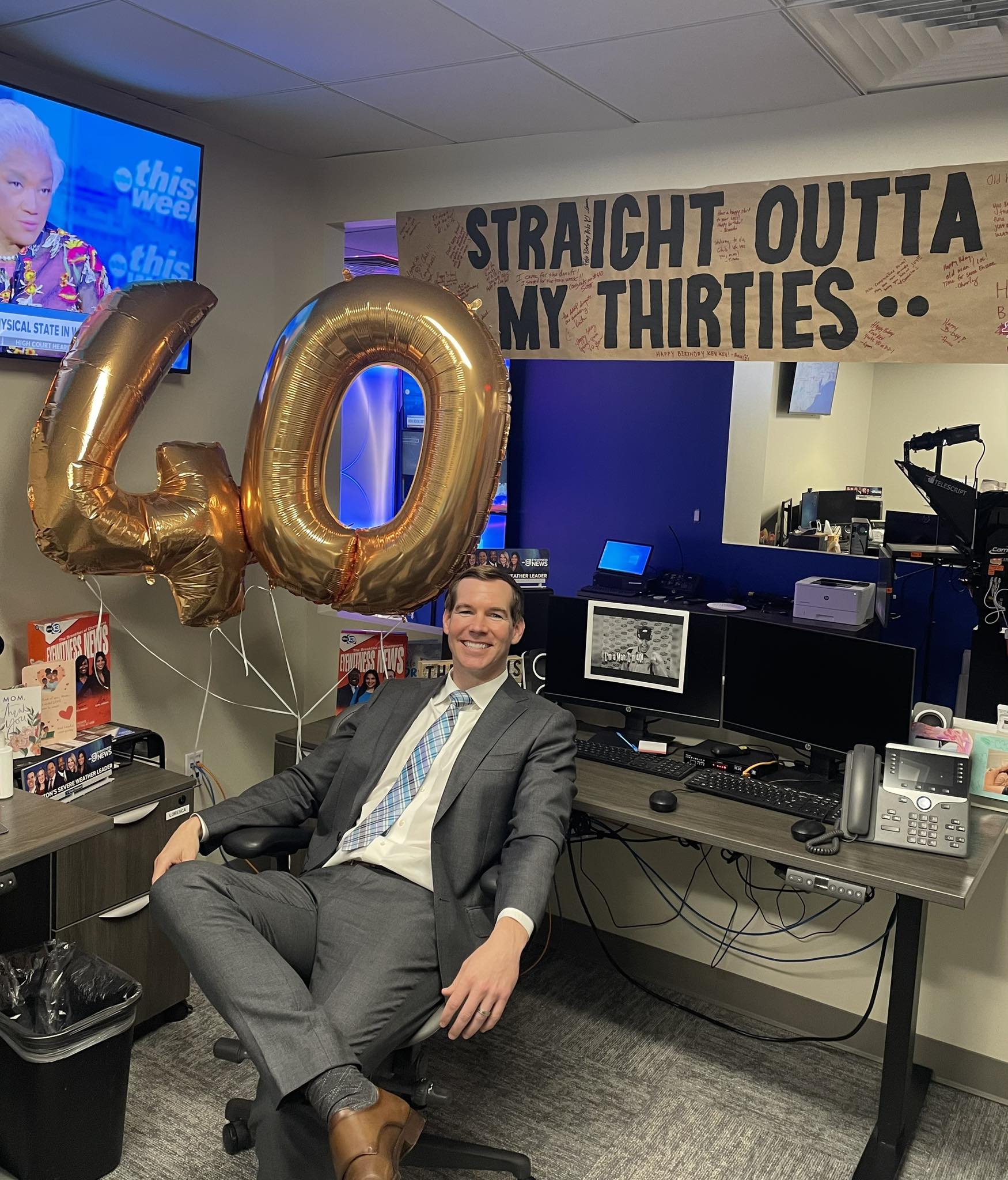 ABC13-Kevin - That’s a wrap on my 30s! Thanks to Rachel and the rest of ...