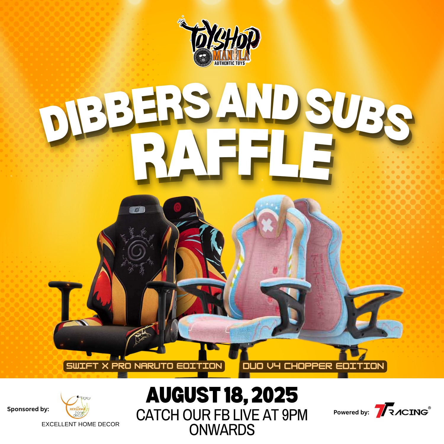 Toy - 🎉 DIBBERS & SUBS RAFFLE DRAW ANNOUNCEMENT! 🎉 Sino kaya ang ...