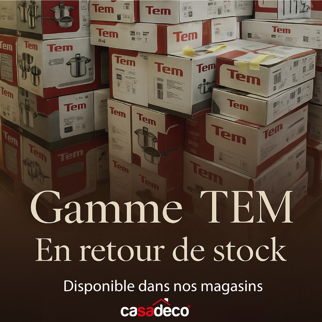 Casadeco - Elle vous a manqué ? La gamme TEM revient en force ...