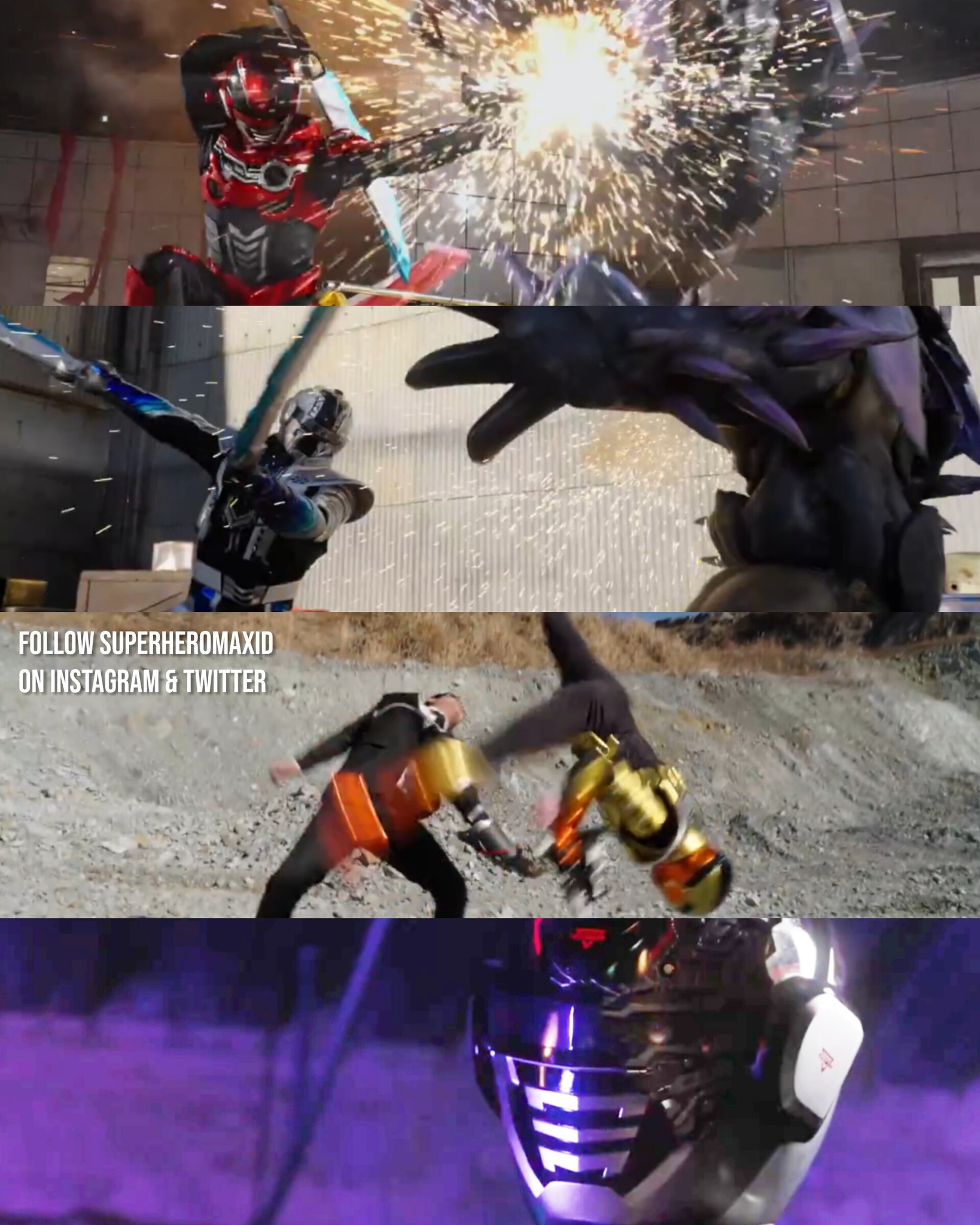 Gavan Infinity, Gavan Bushido, Gavan Luminous, and Gavan