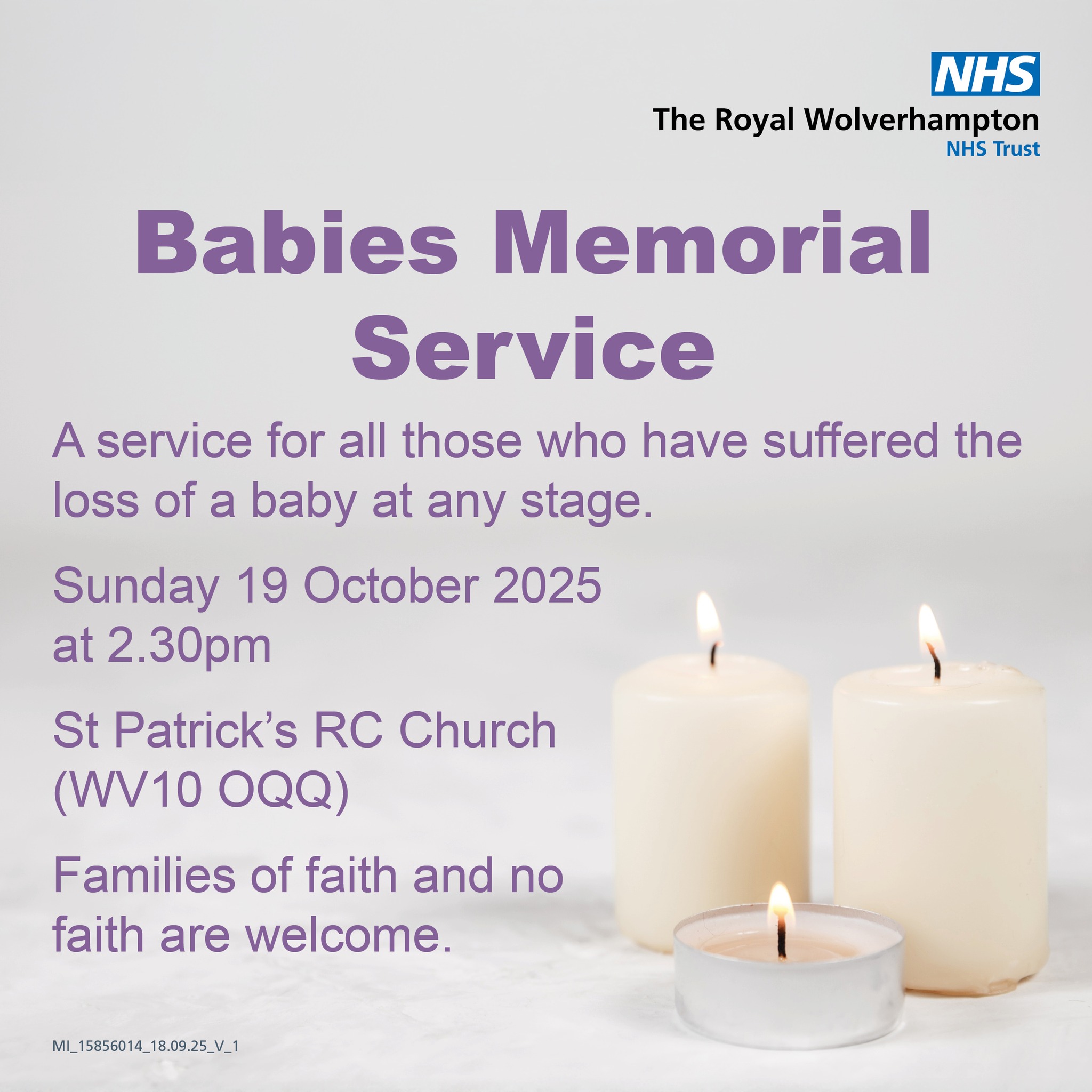 The Royal - A memorial service is being held next month for parents and ...