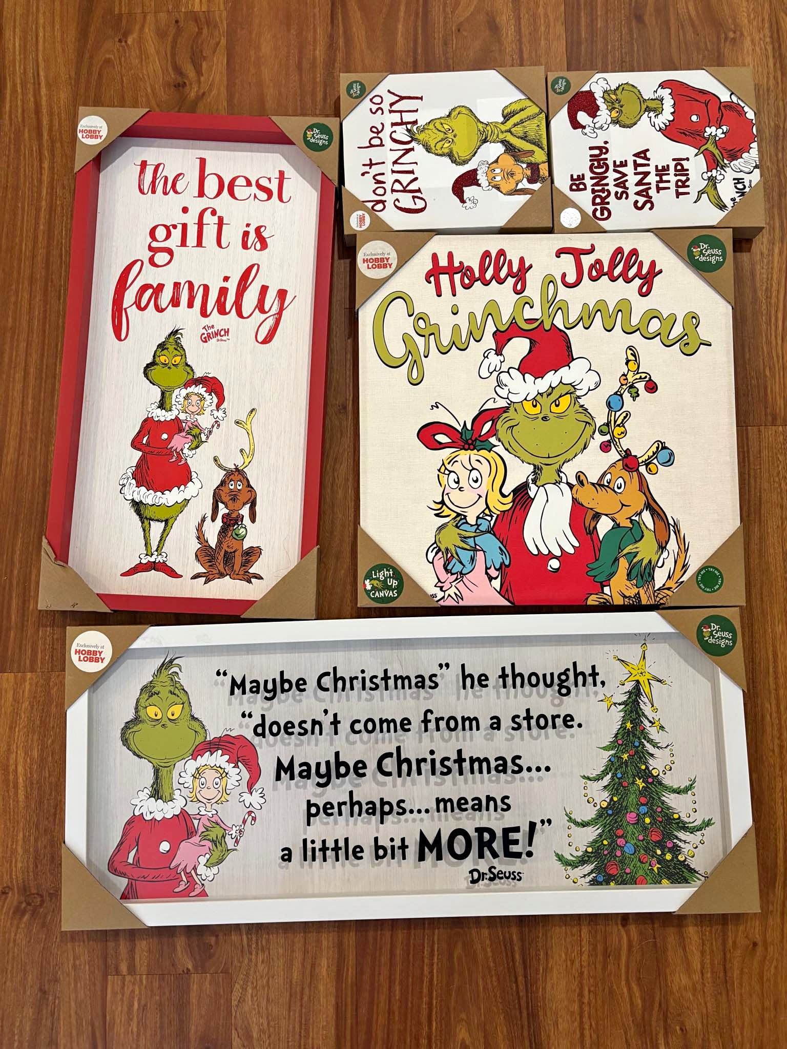 Grinch Hobby Lobby Christmas Decor - Holiday Ornaments - Syracuse, New