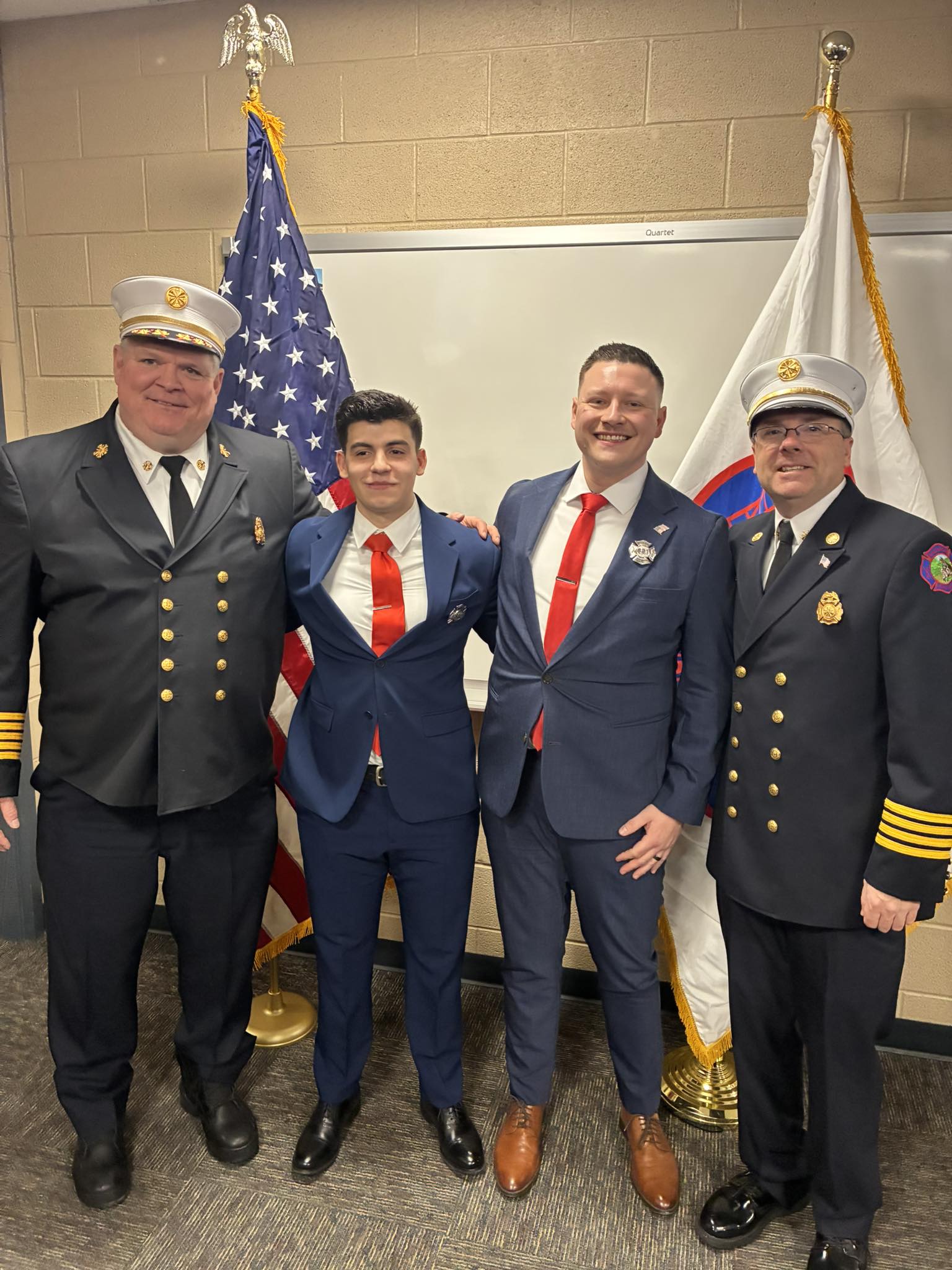 Greenwich - Congratulations to our two newest career firefighters who ...