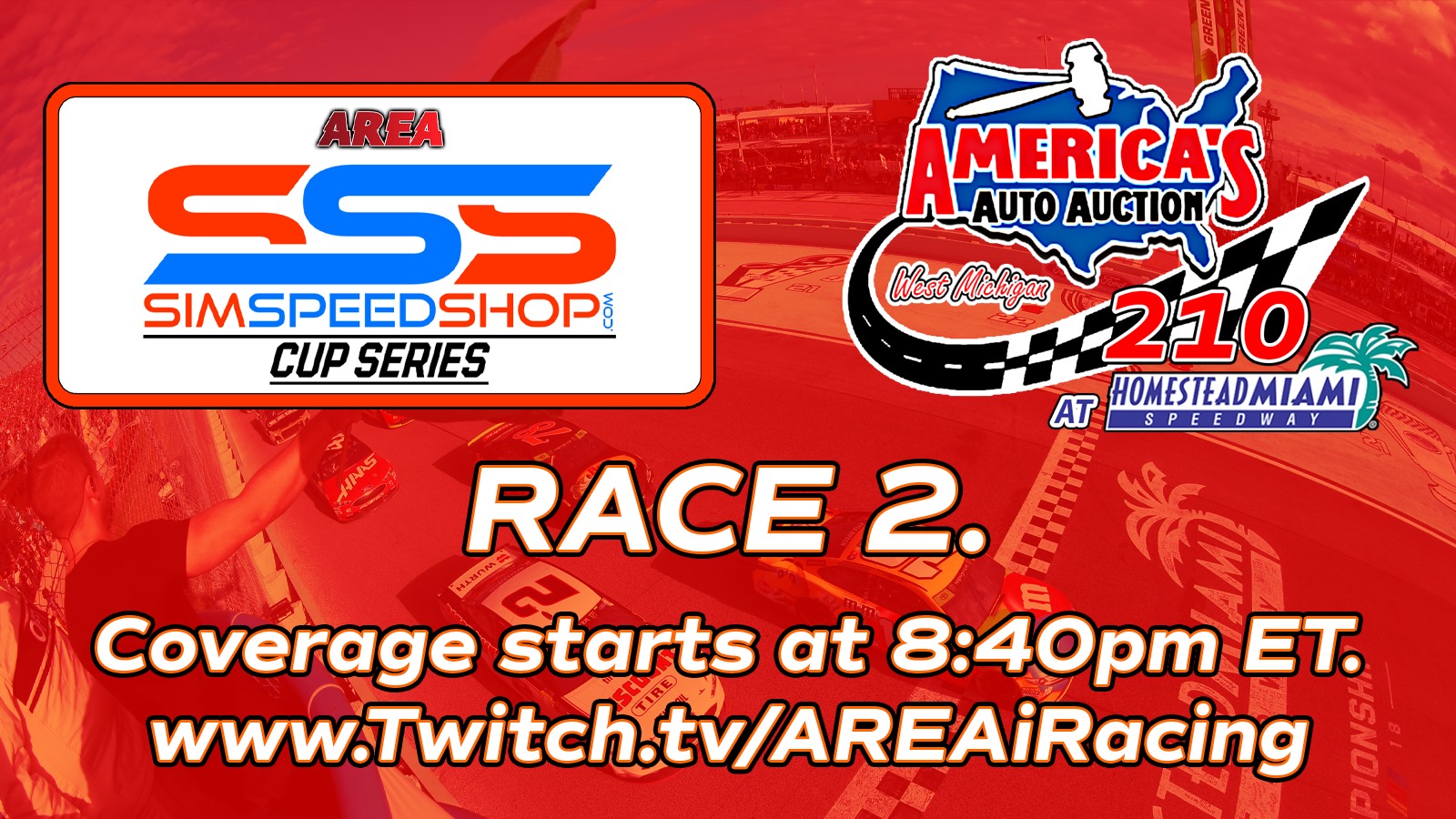 AREA IRacing - The Sim Speed Shop Cup Series heads to...