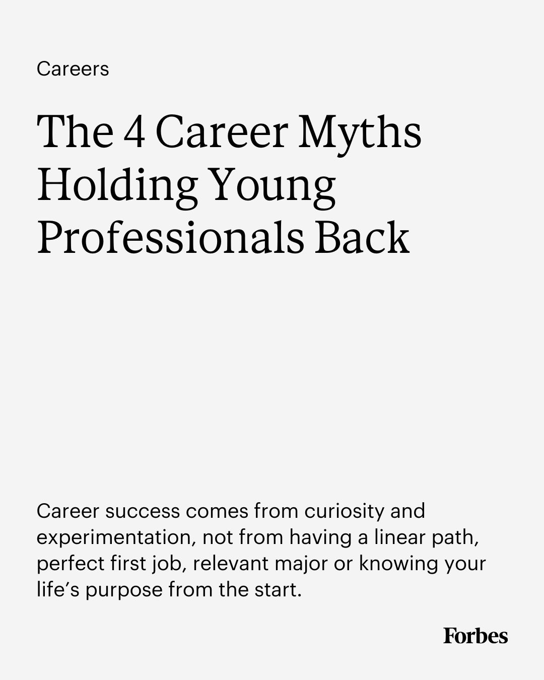 Forbes - Linear career paths are increasingly rare, despite the myth ...