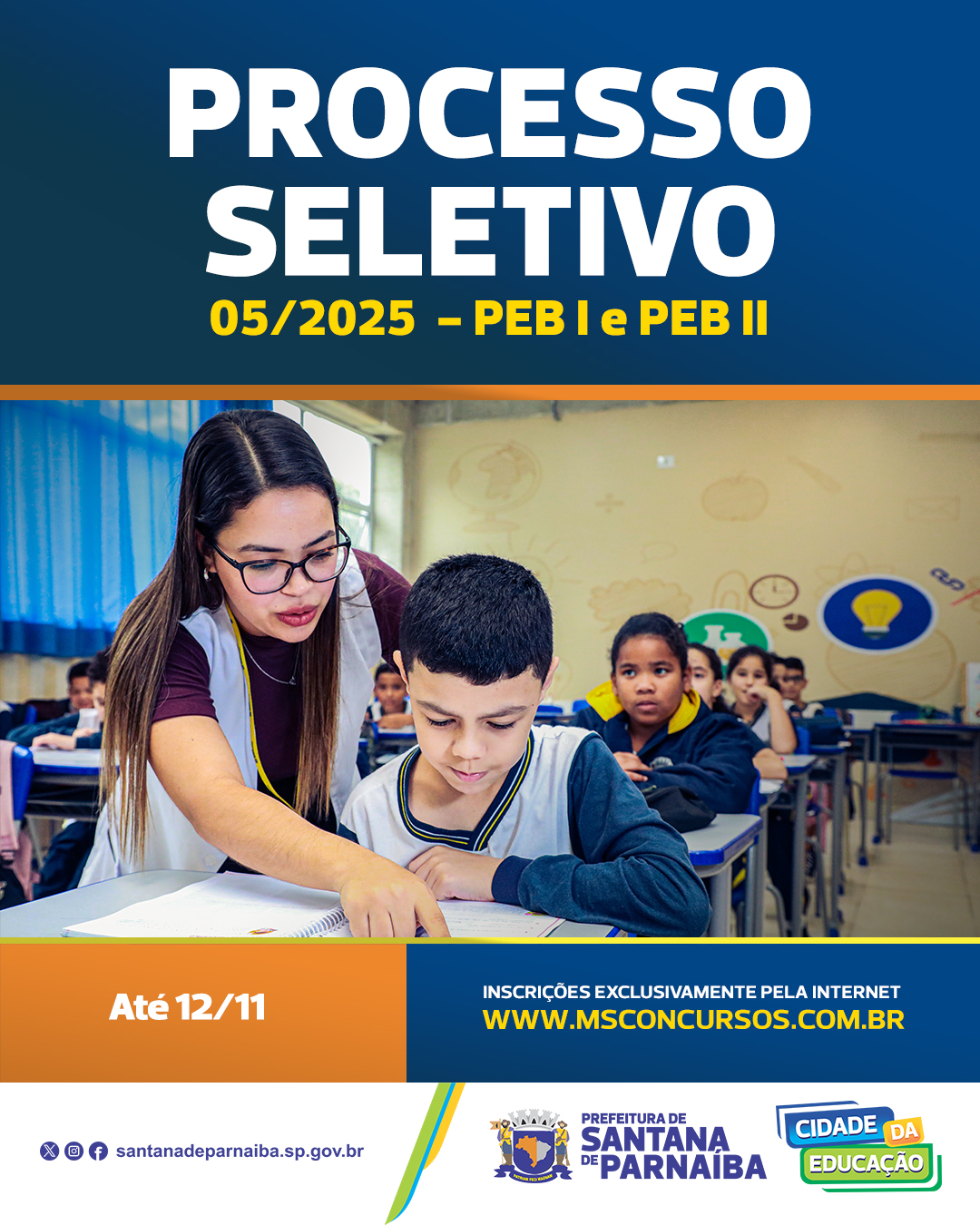 Prefeitura - 📢 Processo Seletivo 05/2025 – PEB I e PEB II A Prefeitura ...