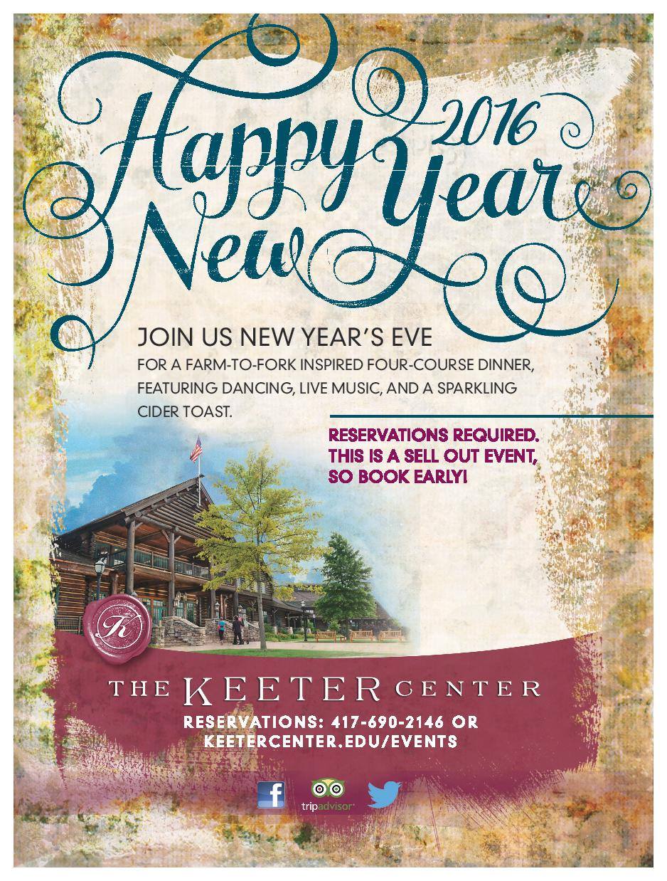 Keeter - Celebrate New Year’s Eve at Keeter Center at College of the ...