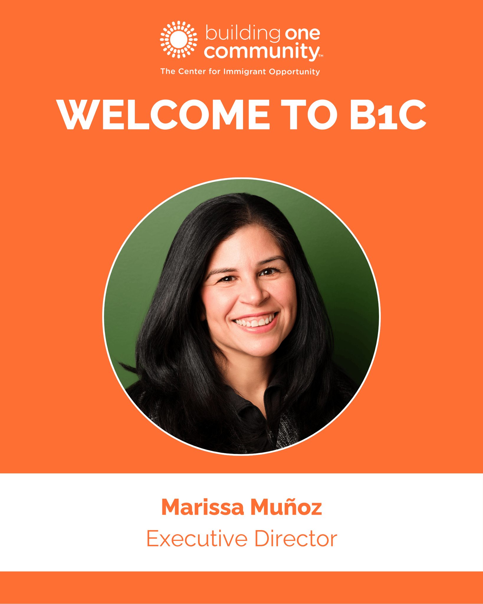We're excited to welcome Marissa Muñoz as the new Executive