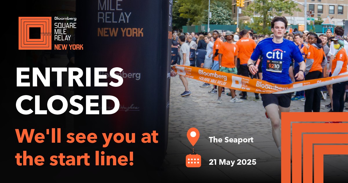 Bloomberg - #NEWYORK The first Bloomberg Square Mile Relay of the year ...