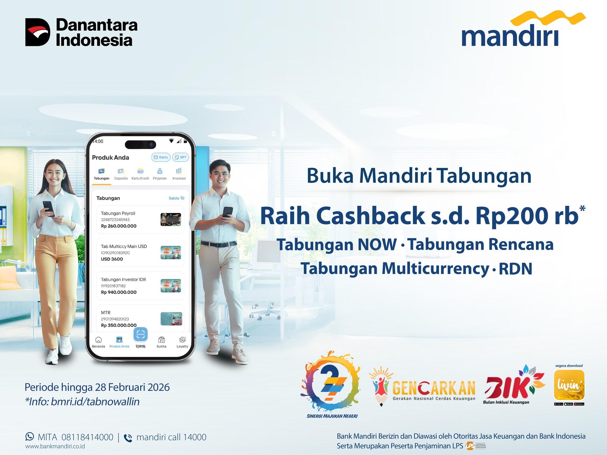Bank - Nabung sekarang, cuan di tangan! 💸 Buka Tabungan NOW + Mandiri ...
