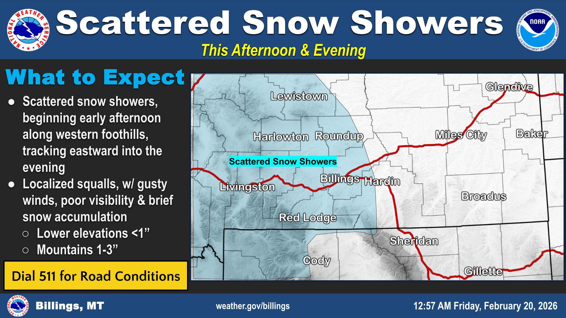 [2/20... - US National Weather Service Billings Montana | Facebook