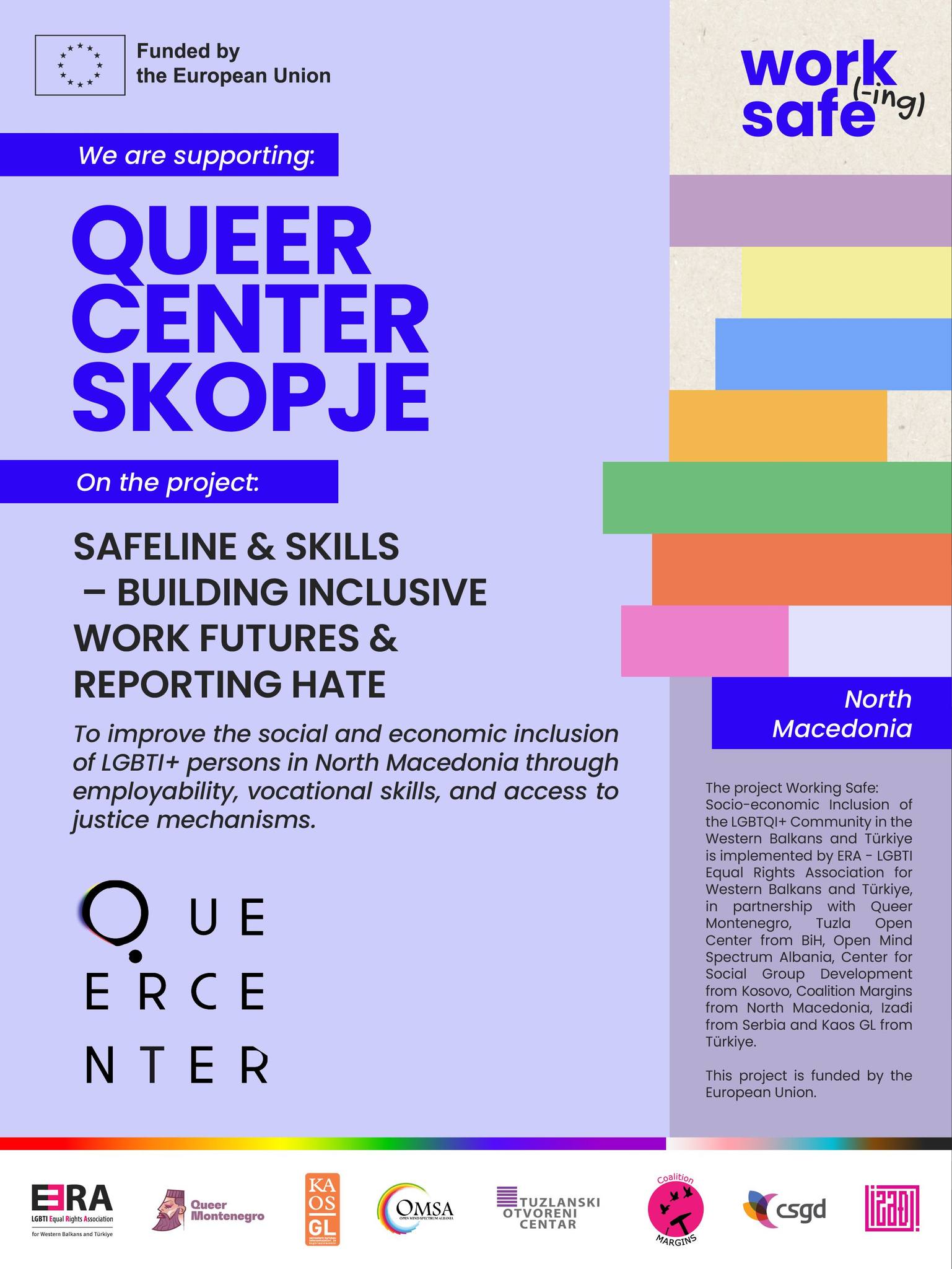 ERA - We congratulate Queer Center Skopje from North Macedonia on being ...