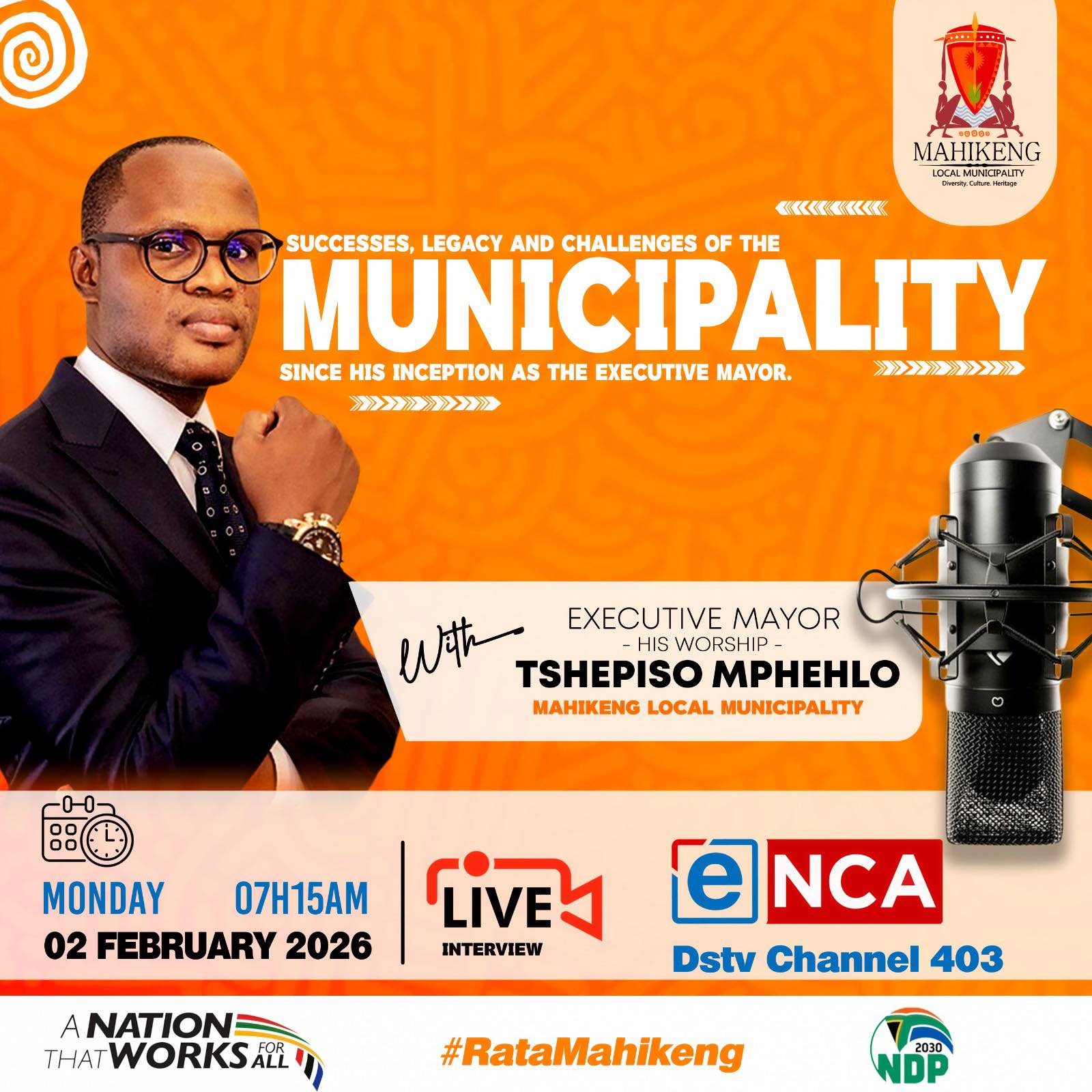Watch the Executive Mayor... - Mahikeng Local Municipality | Facebook