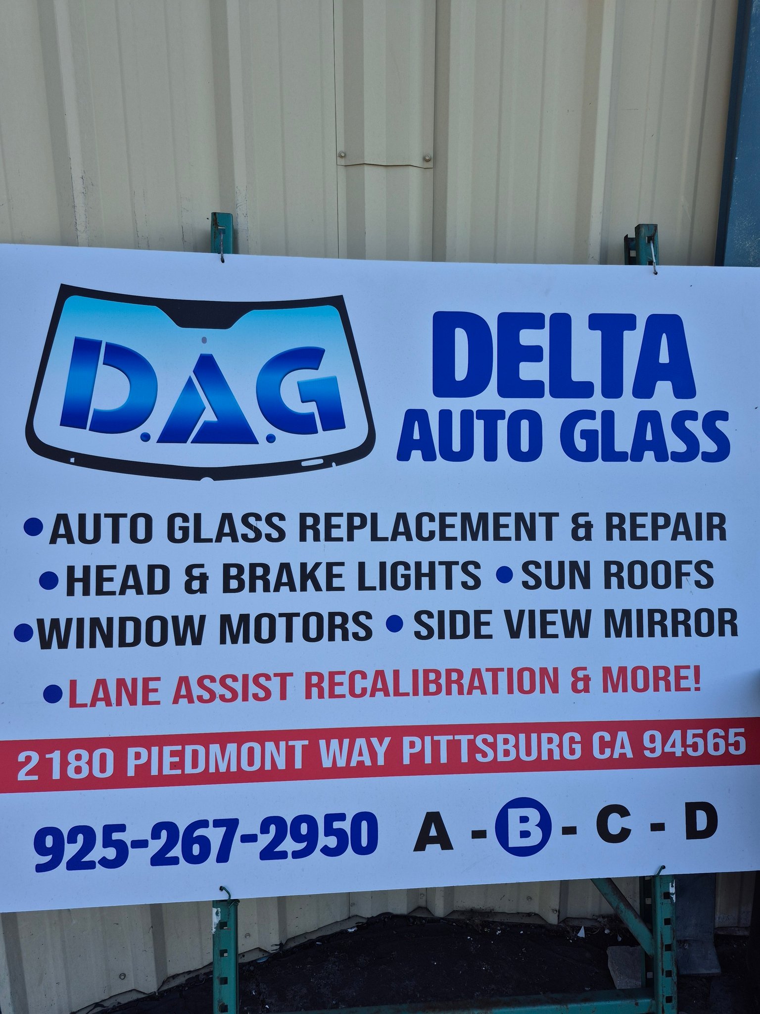 Delta auto glass inc | Pittsburg CA