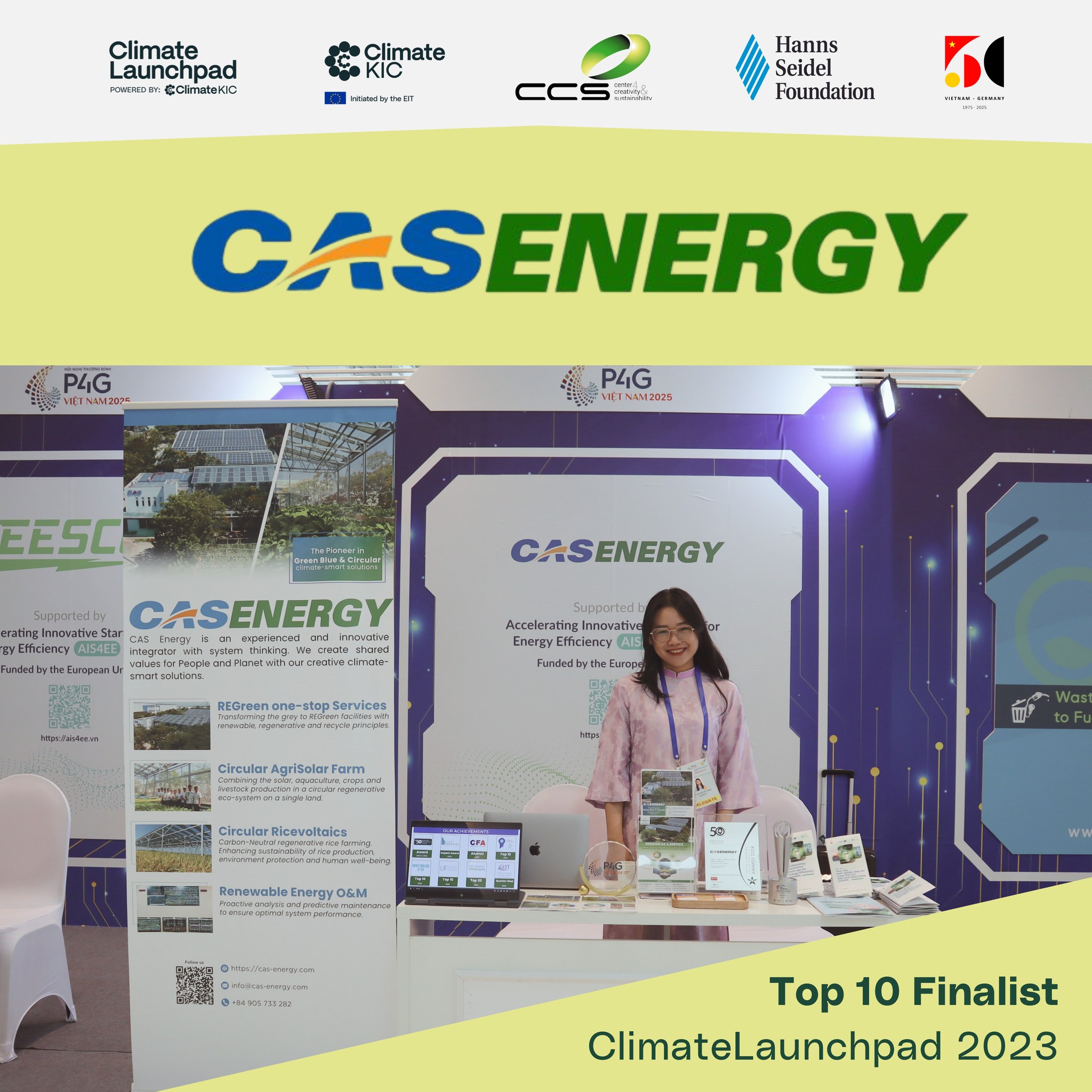 ClimateLaunchpad - CAS ENERGY: NÔNG NGHIỆP DẪN ĐẦU TRONG XU HƯỚNG KHỞI ...