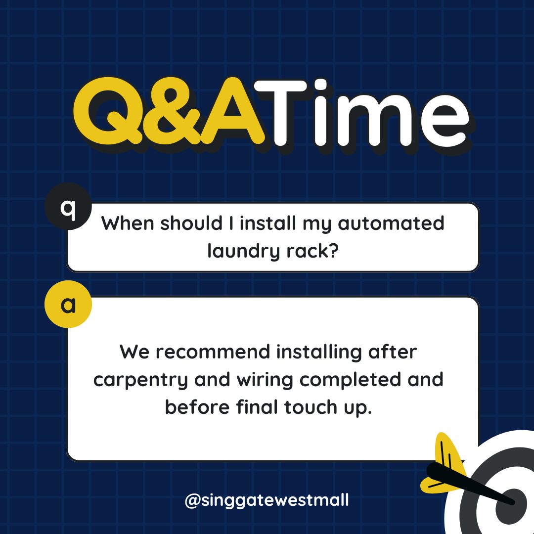 When should I install? ‎ We... - Singgate - West Mall | Facebook