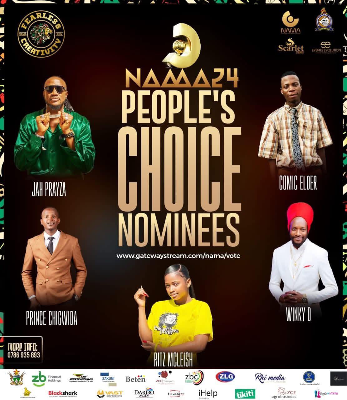 Your nominees for the NAMA24 People's... - Rangah Tagwireyi | Facebook