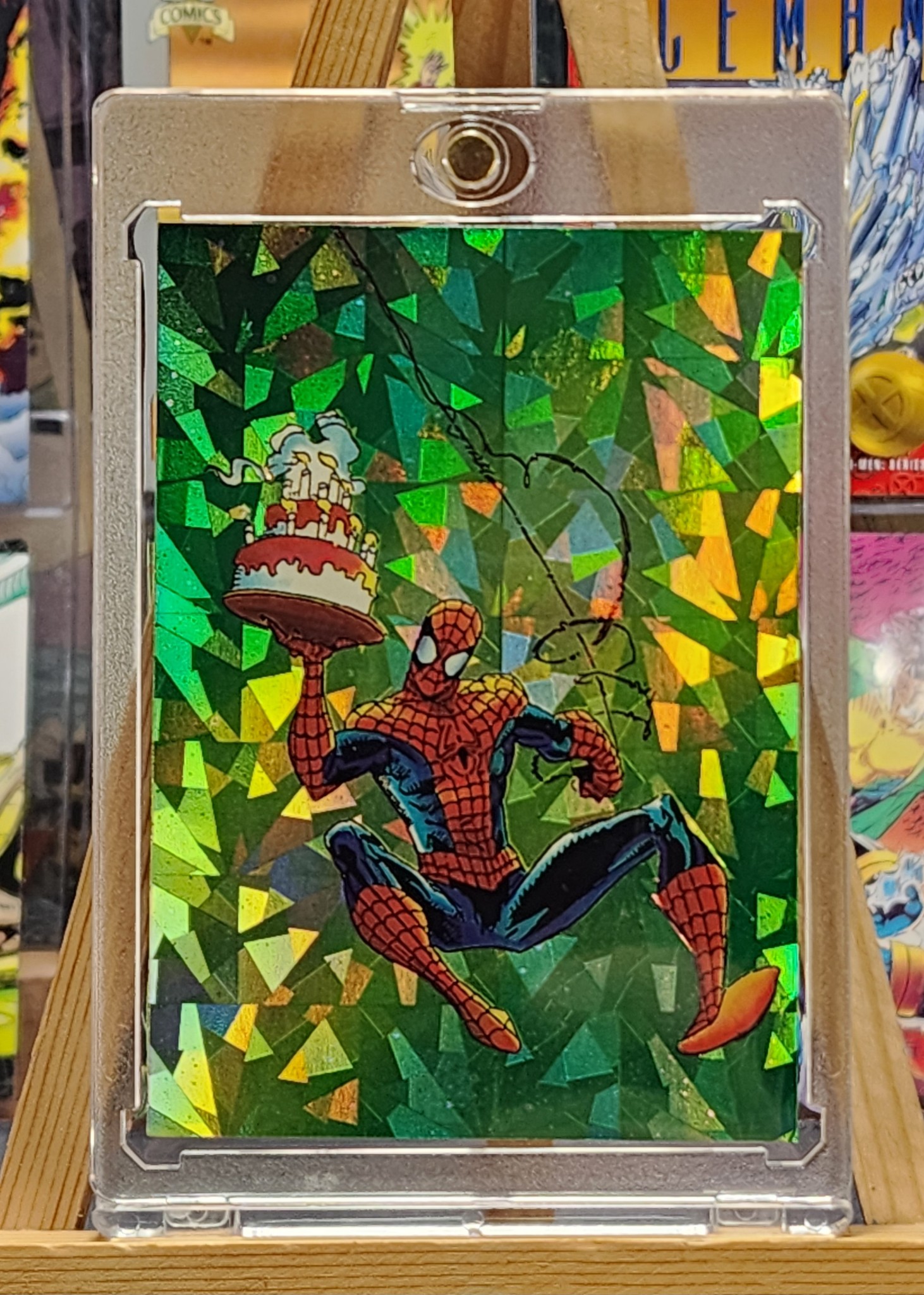 Rare 1992 Spider-Man prism card pull
