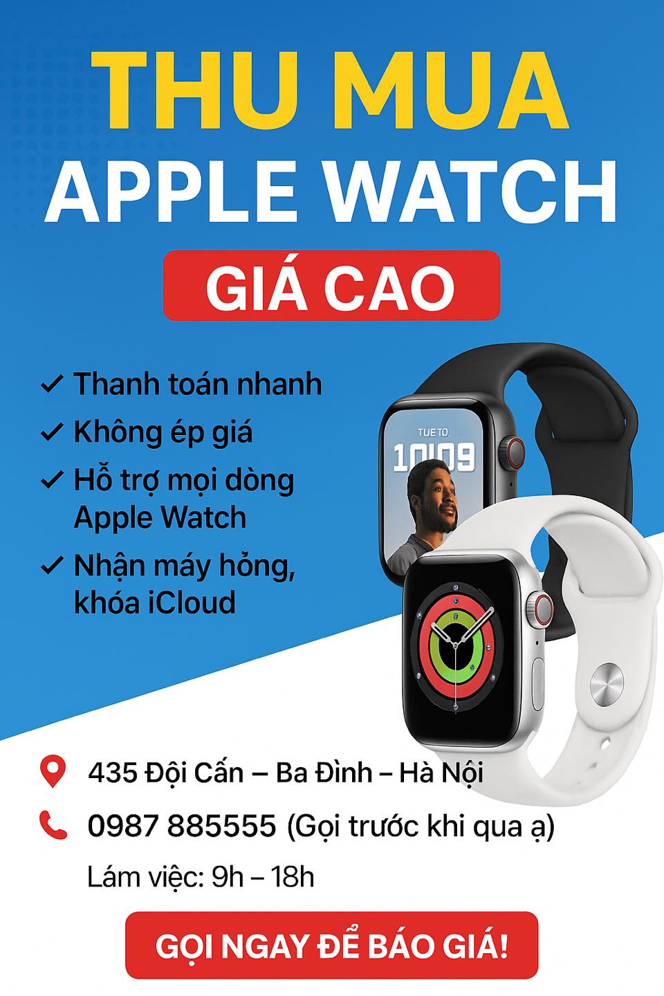 Thu Mua Apple Watch Cũ Giá Cao Hà Nội 0987885555 | Hanoi