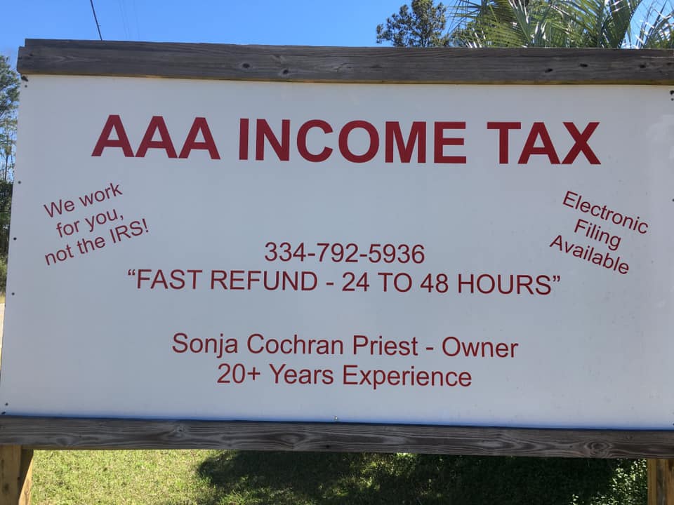 AAA Income tax | Dothan AL