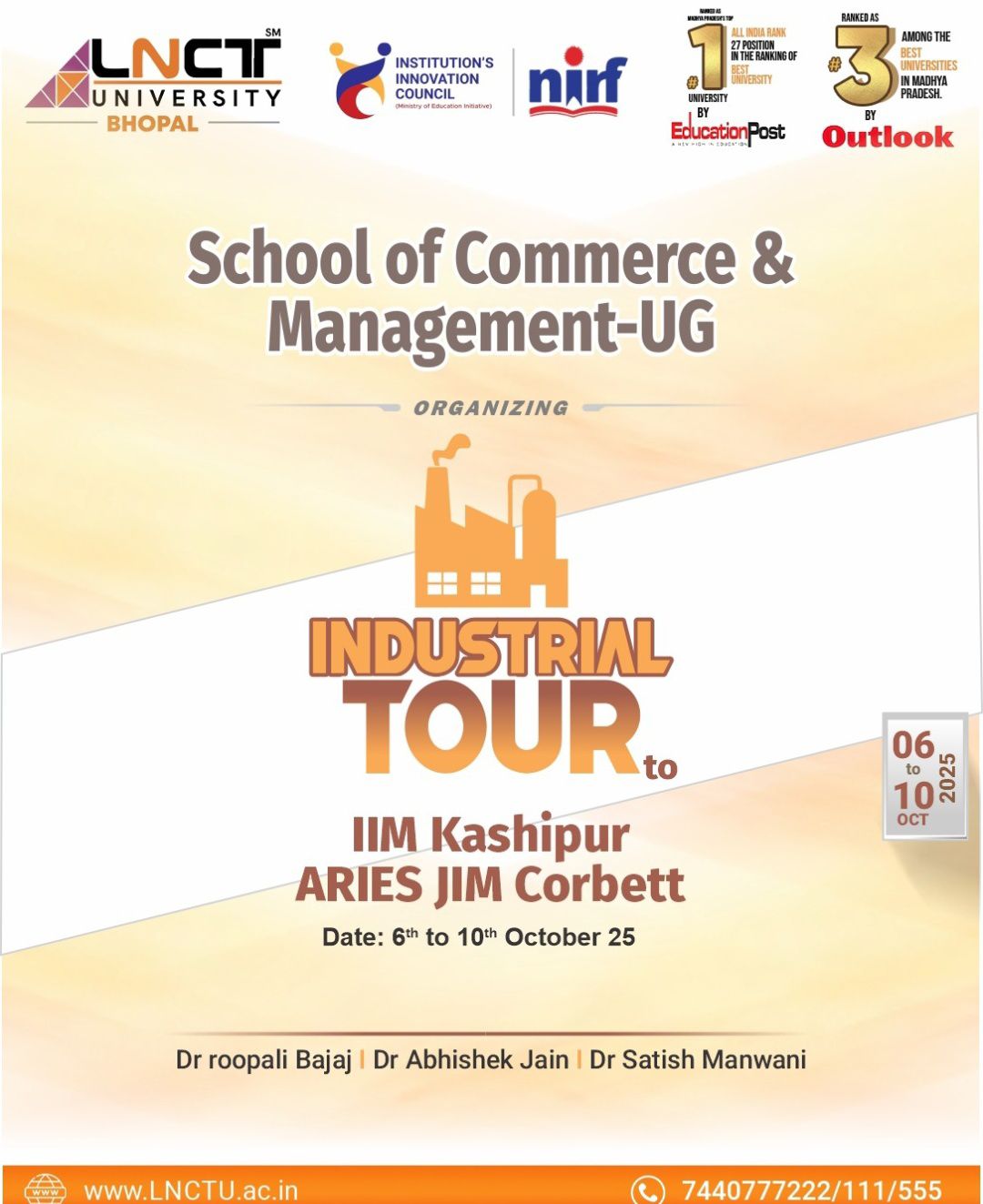 LNCT MBA Bhopal - Industrial Tour-LNCTU-UG | Facebook