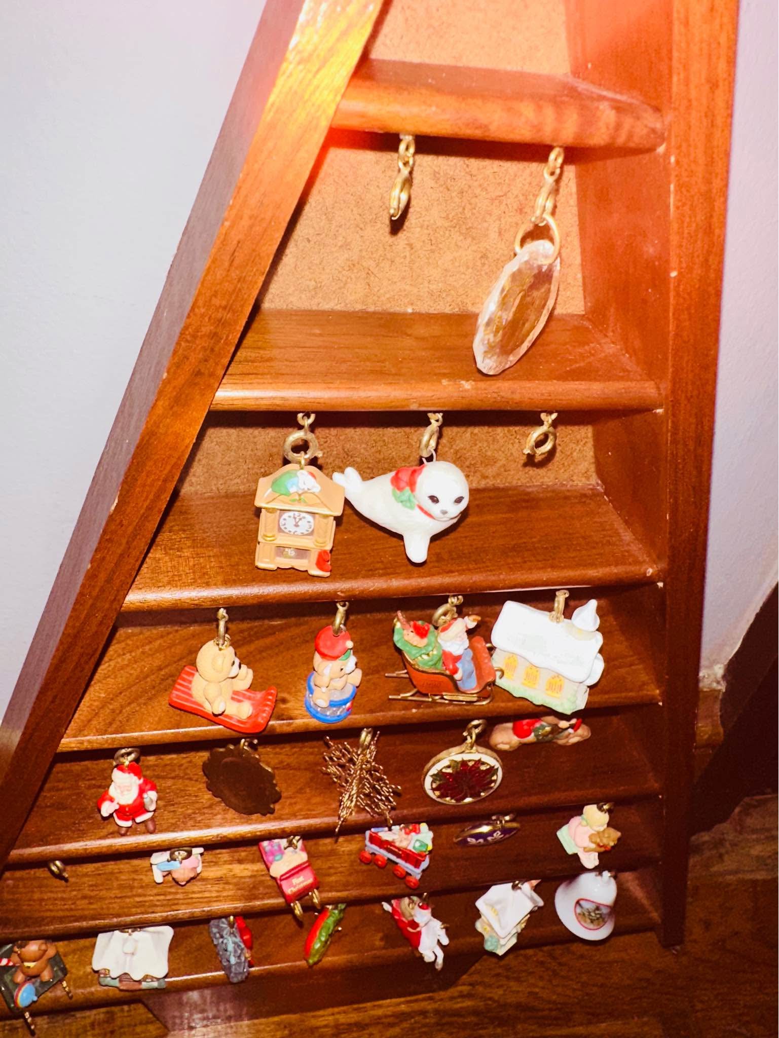 Hallmark Shadow Box memory tree with ornaments - Holiday Ornaments ...