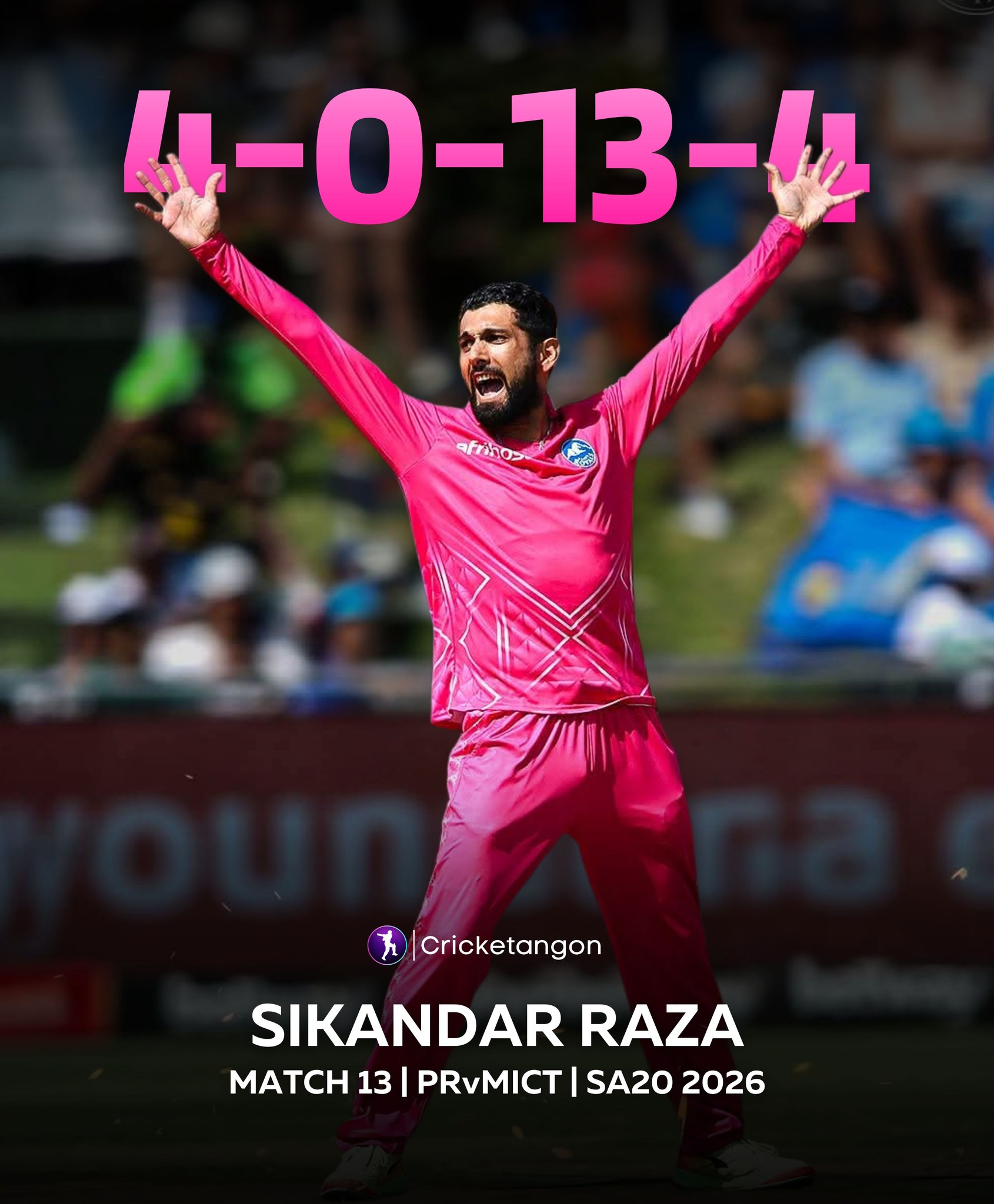 Cricketangon - 29 December: Sikandar Raza lost his 13-year-old brother ...