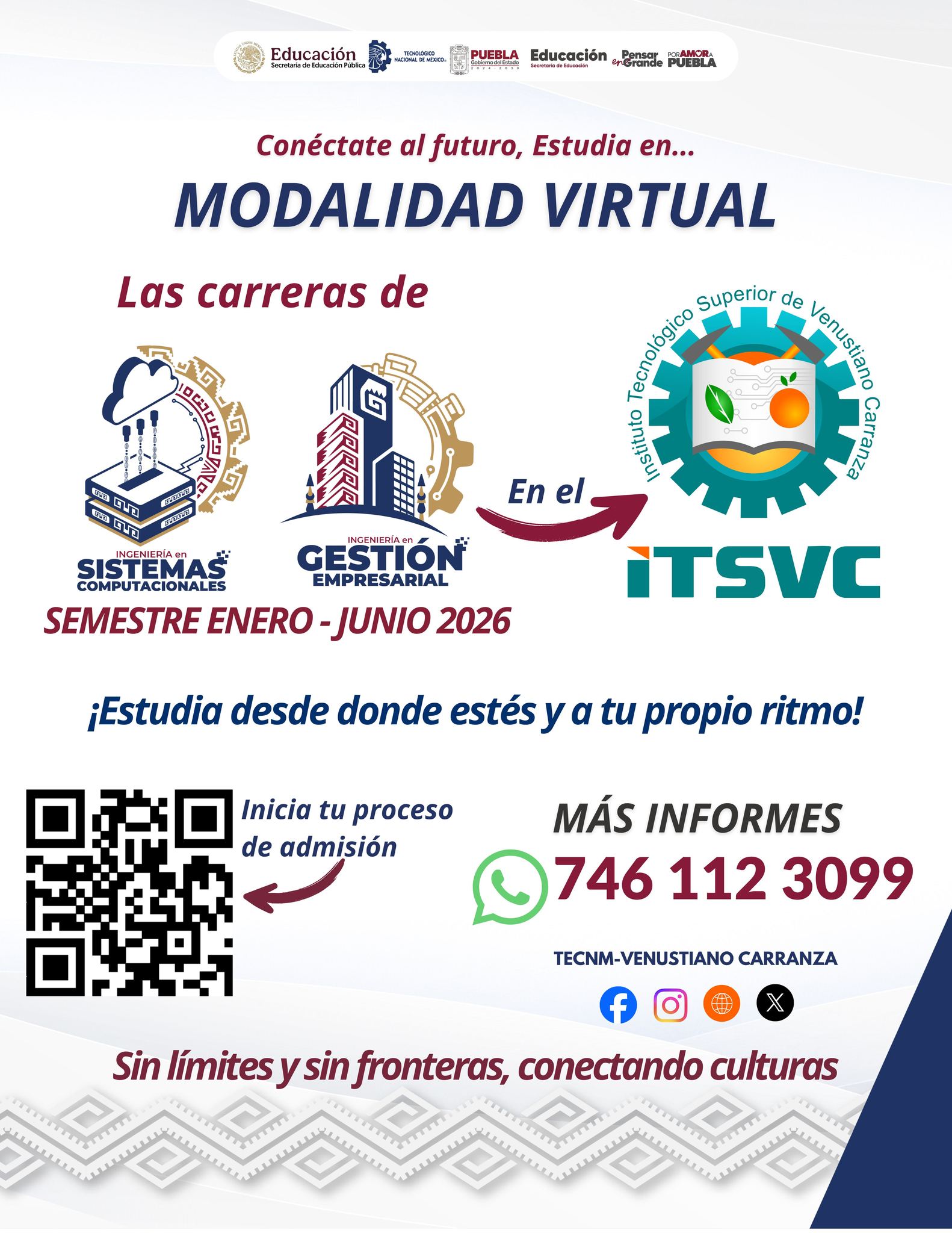 ¡Estudia desde donde estés... - TECNM - Venustiano Carranza | Facebook