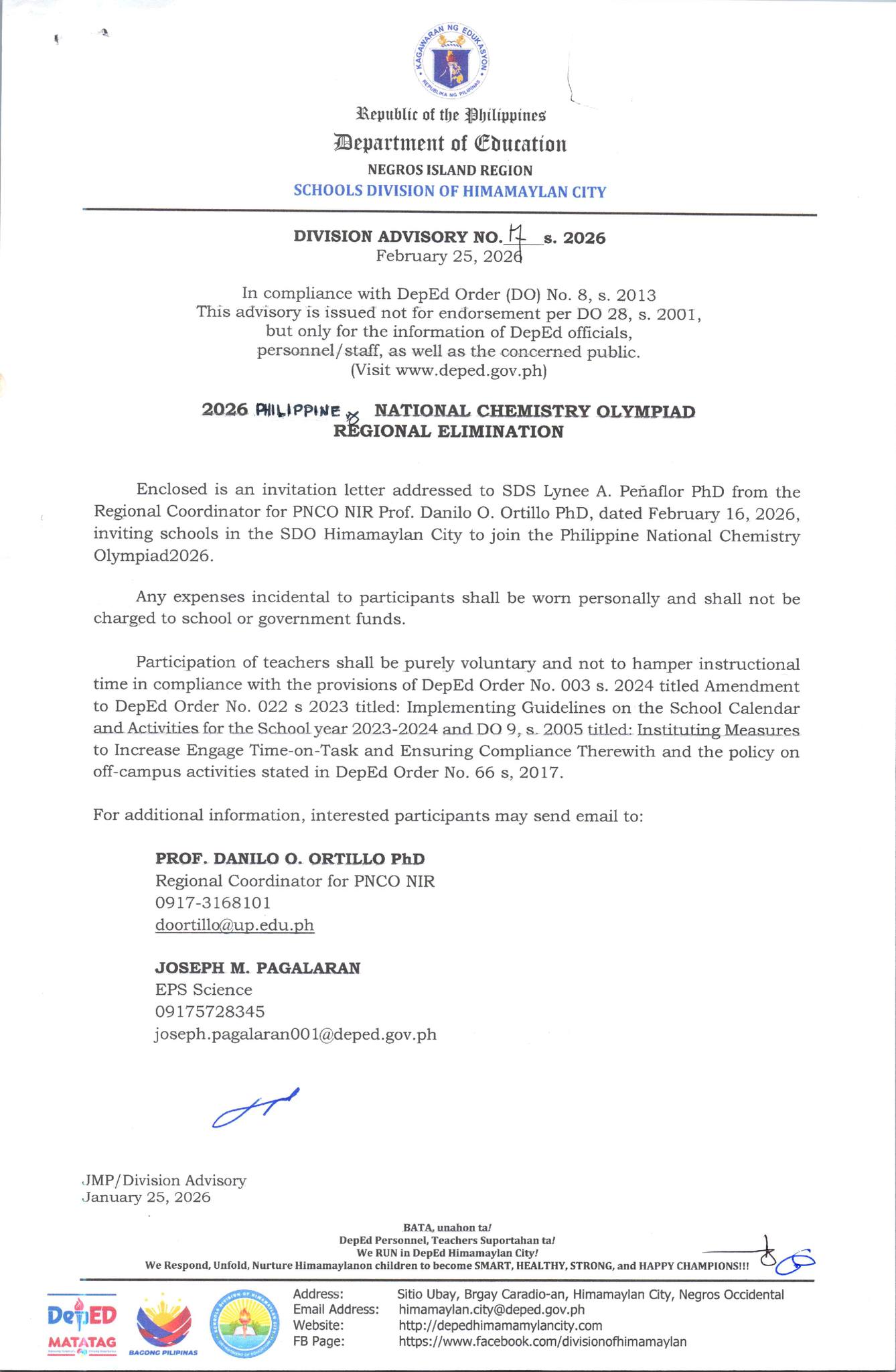 DepEd Tayo Himamaylan City... - DepEd Tayo Himamaylan City