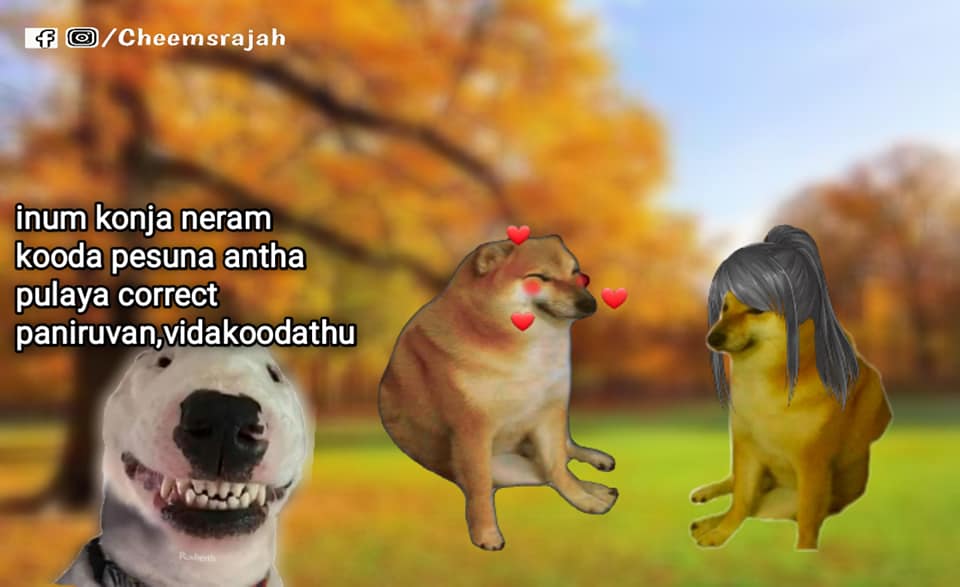 Cheems Rajah - Cheems mets Mallu girl (S2)Thromgi walmter😑 | Facebook