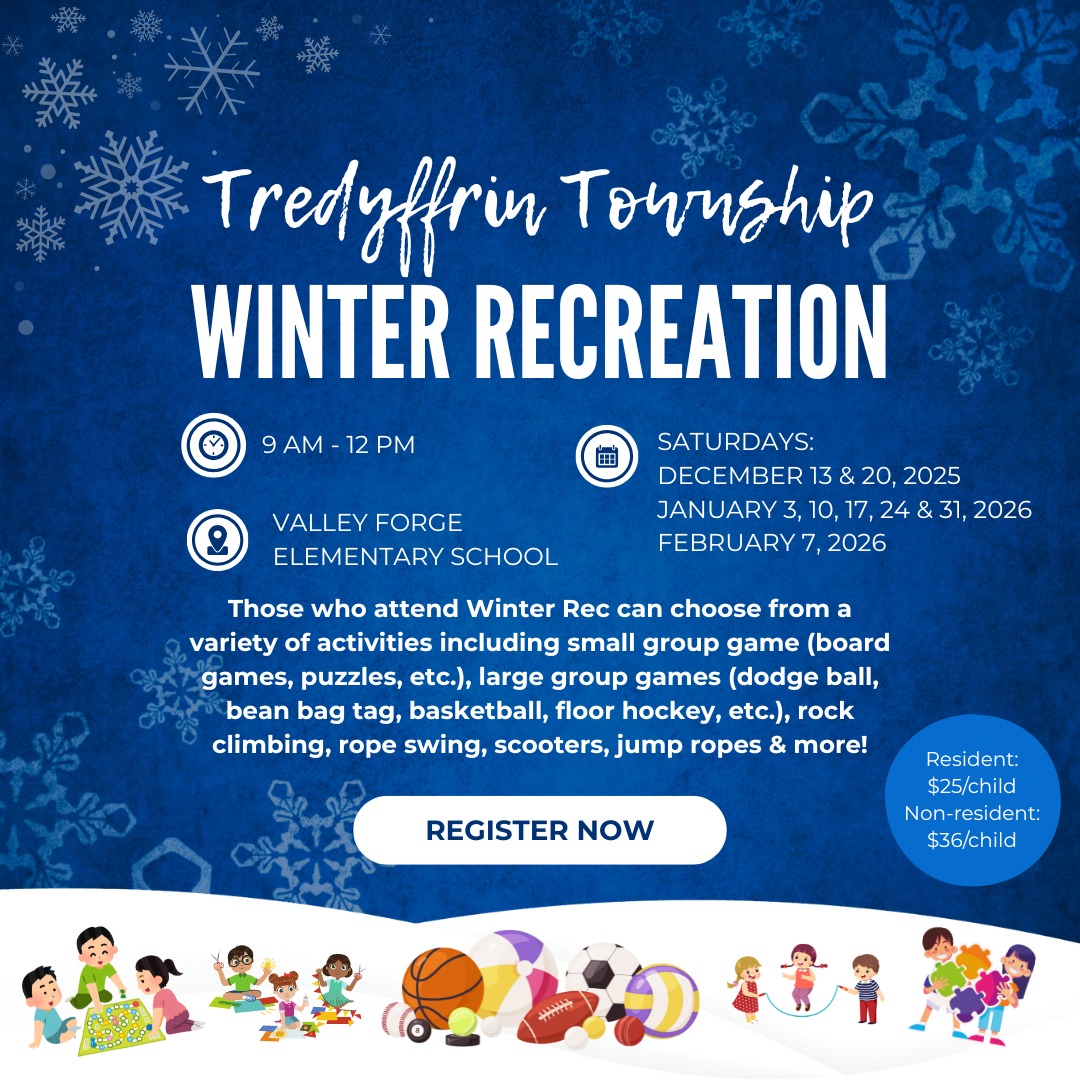Tredyffrin - ️Registration for Winter Recreation is now open! ️ Girls ...
