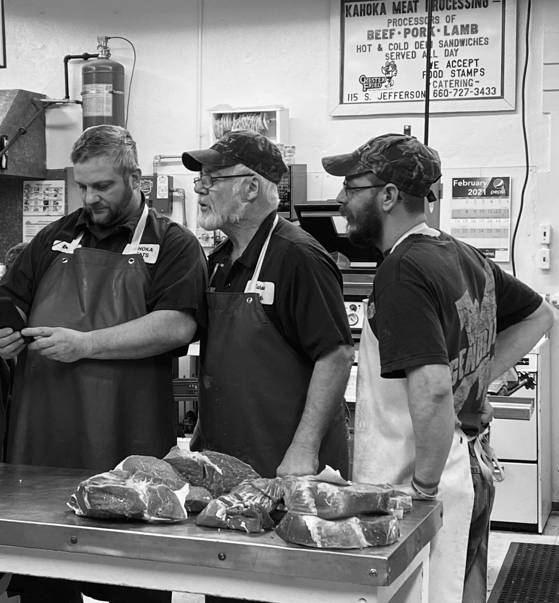 For our 90th anniversary, we're bringing back the Meat Cutter Hats