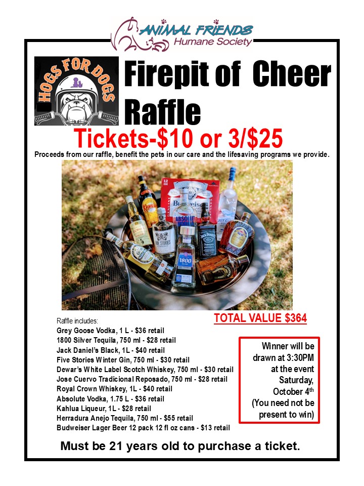 Animal - 🔥🎉 Firepit of Cheer Raffle! 🎉🔥 We’re preselling raffle tickets ...