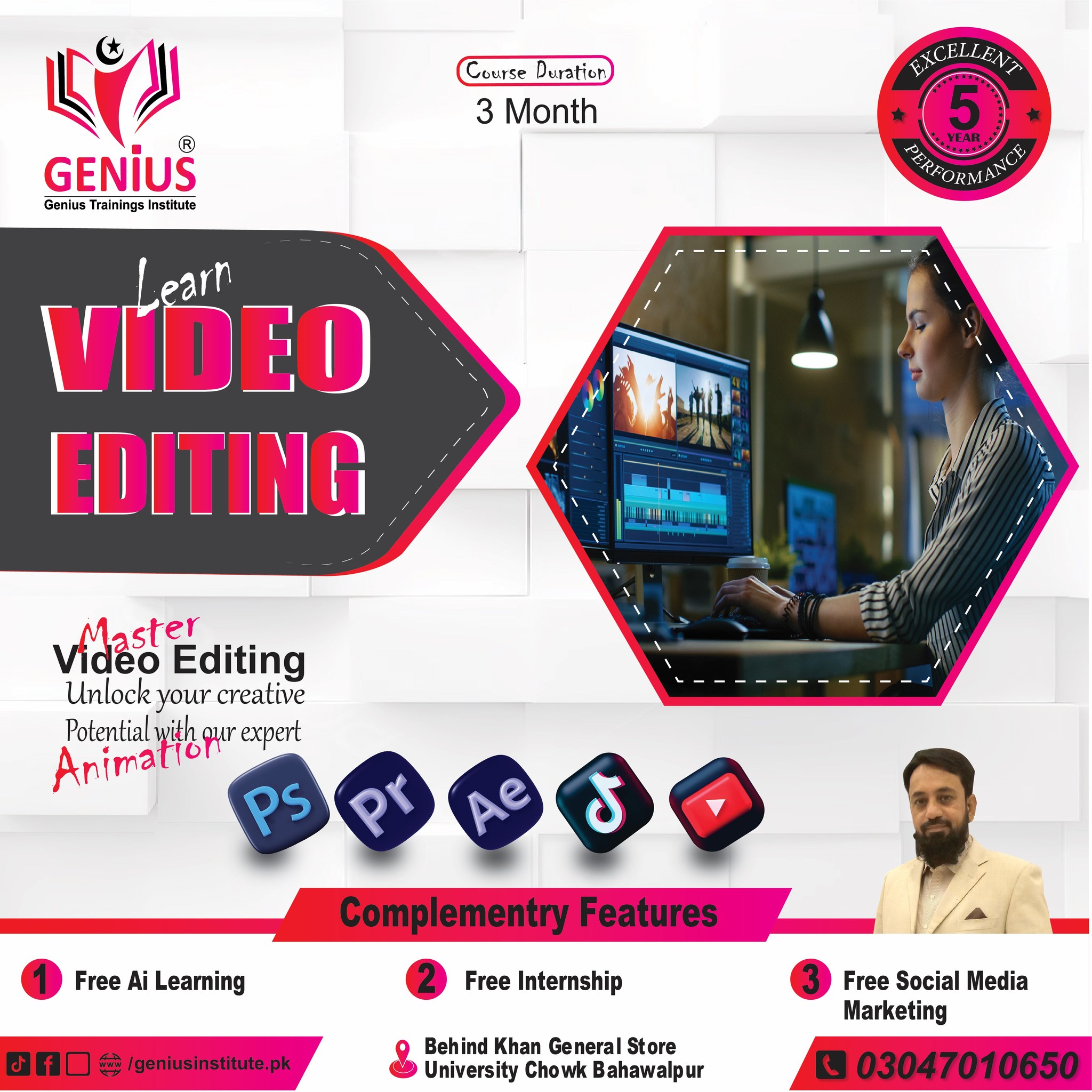 Genius - 🎬 Master Video Editing in Just 3 Months! Turn your creativity ...