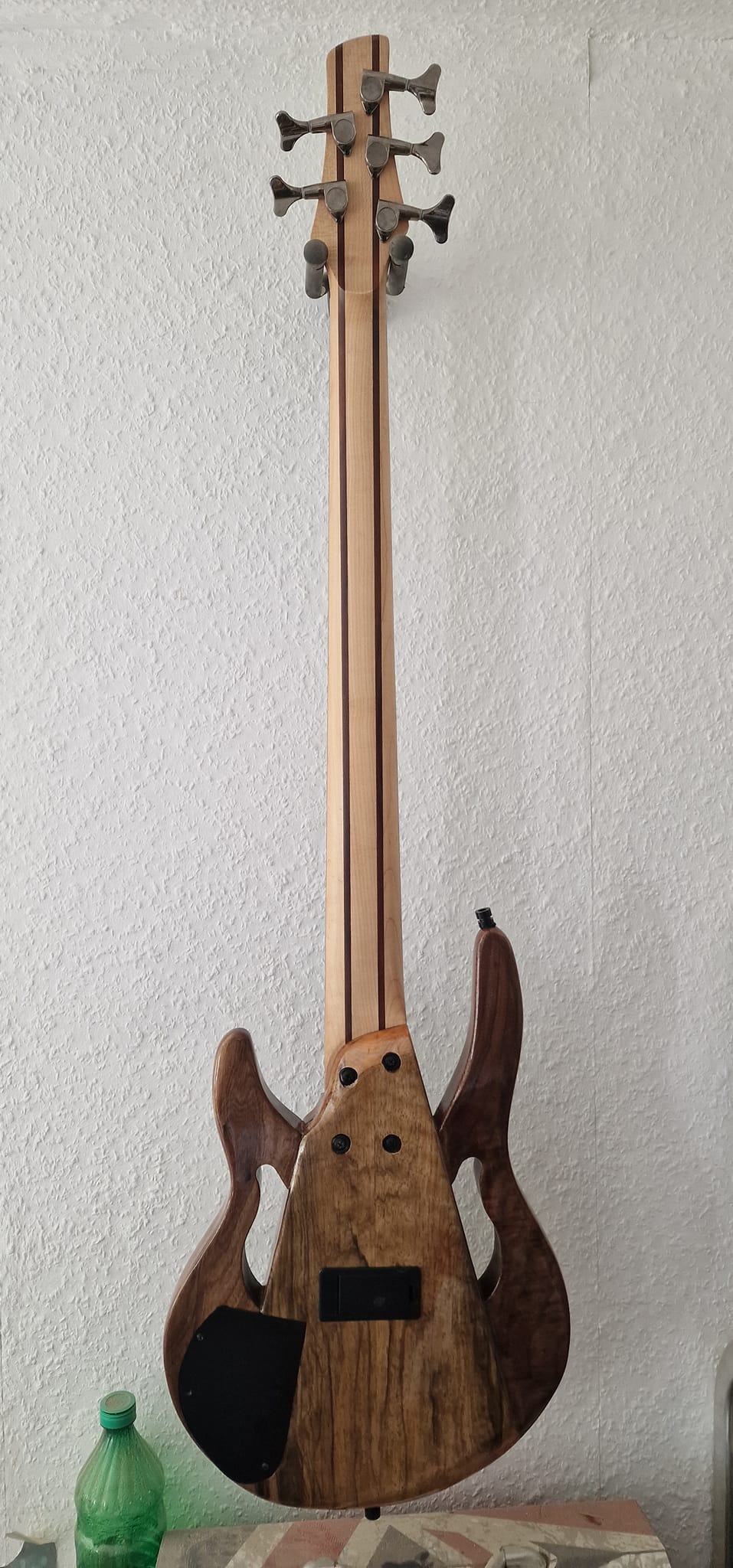 Modified Ibanez SDGR 5-string bass guitar