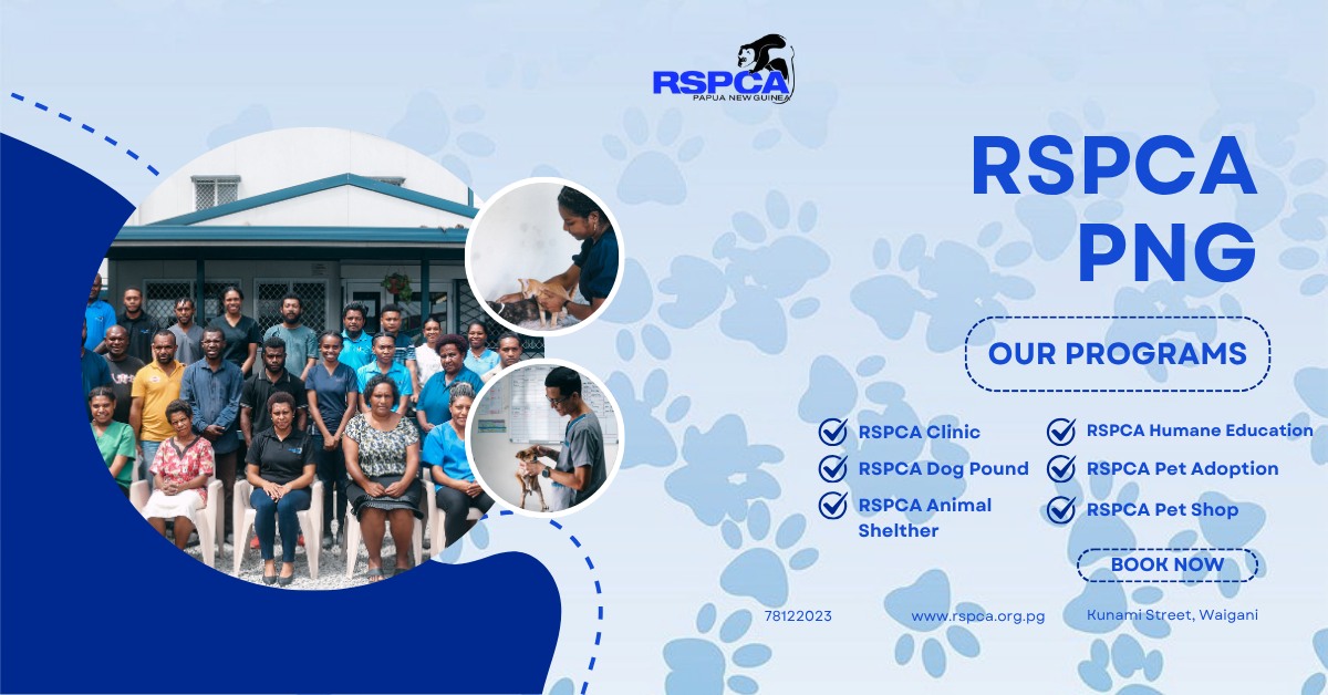 RSPCA - The RSPCA of PNG is a not-for-profit organisation dedicated to ...