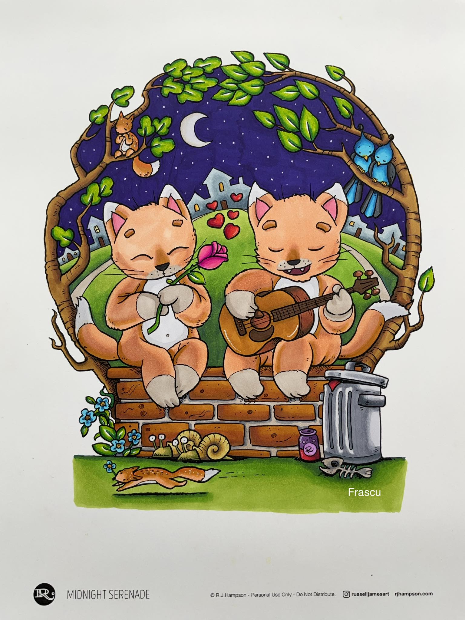 Hello! Moonlight serenade (R. J. Hampson's Newsletter). I used