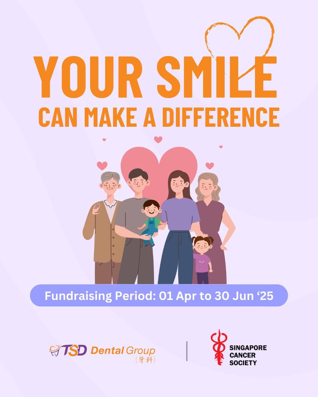 TSD - Your Smile Makes a Difference! 😁 From 1 April to 30 June 2025 ...