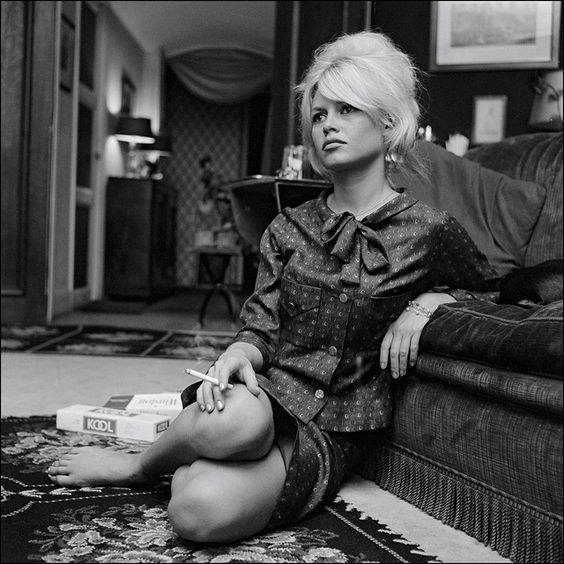 Brigitte Bardot, smoking a Kool cigarette in the 1960s. - Opinions? 🧐