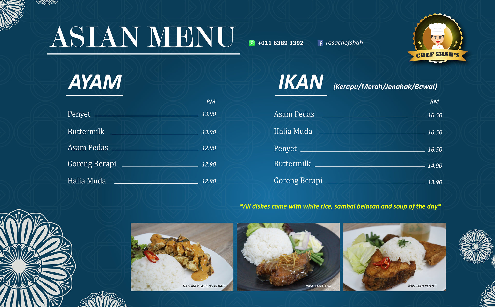 Rasa Chef Shah - ⁣⠀ 🍛🍲NEW MENU from Chef Shah kitchen!⠀ In... | Facebook