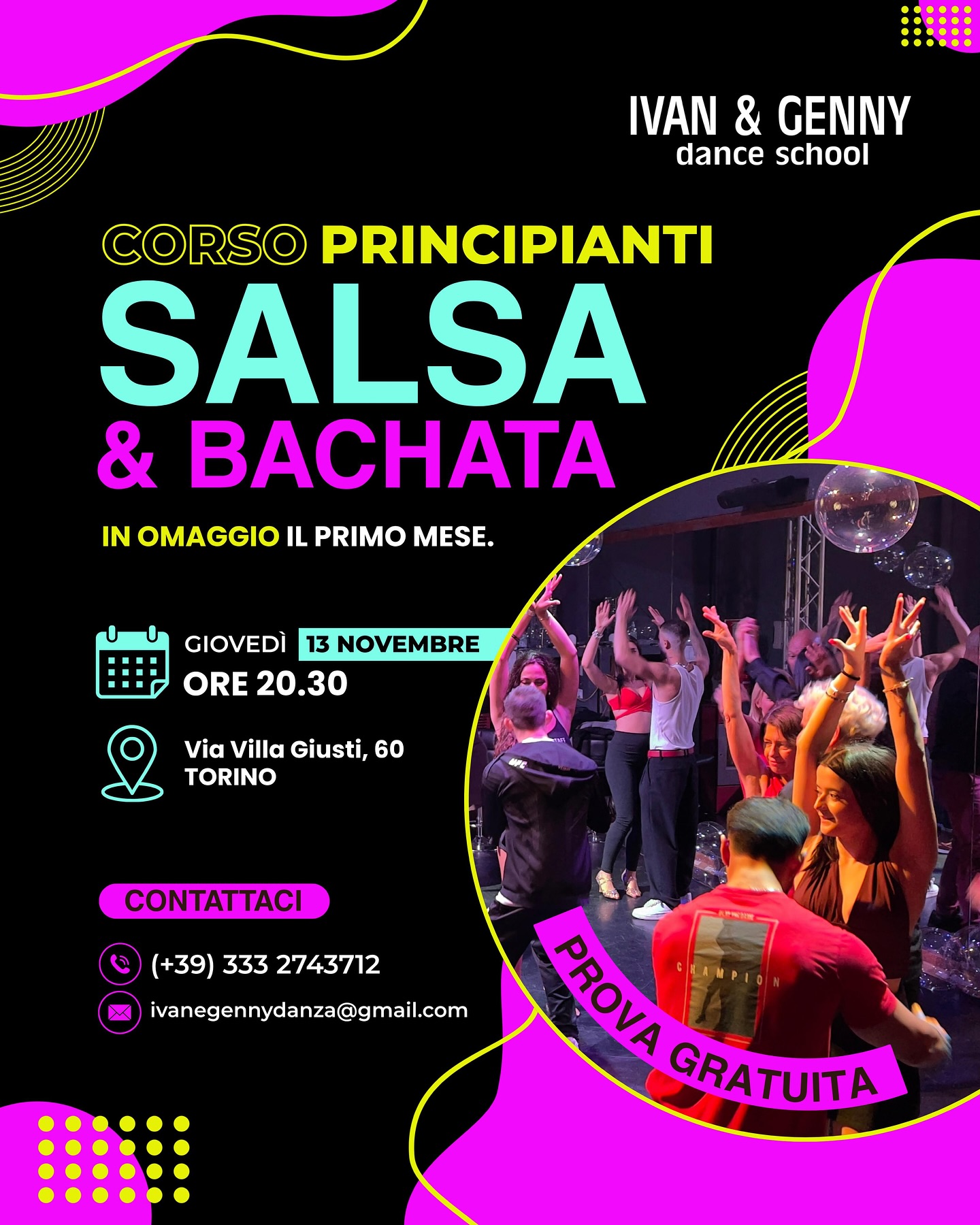 Salsa Bachata Torino - Ivan e Genny Dance School - “La mamma è quella ...