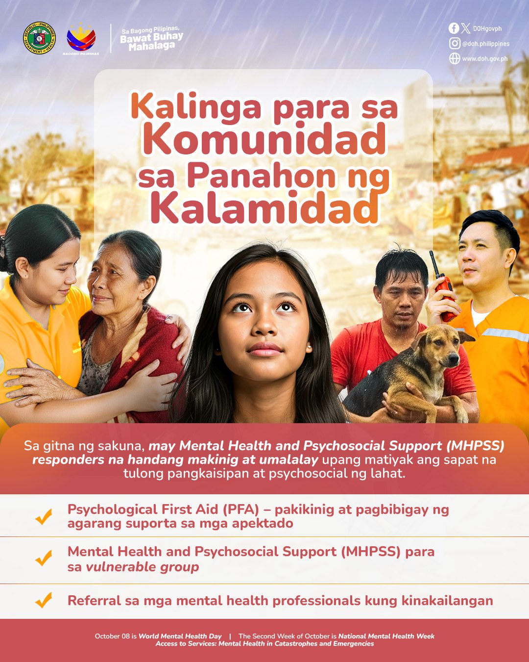 Sa Gitna ng mga sakuna, may Mental Health at Psychosocial Support ...