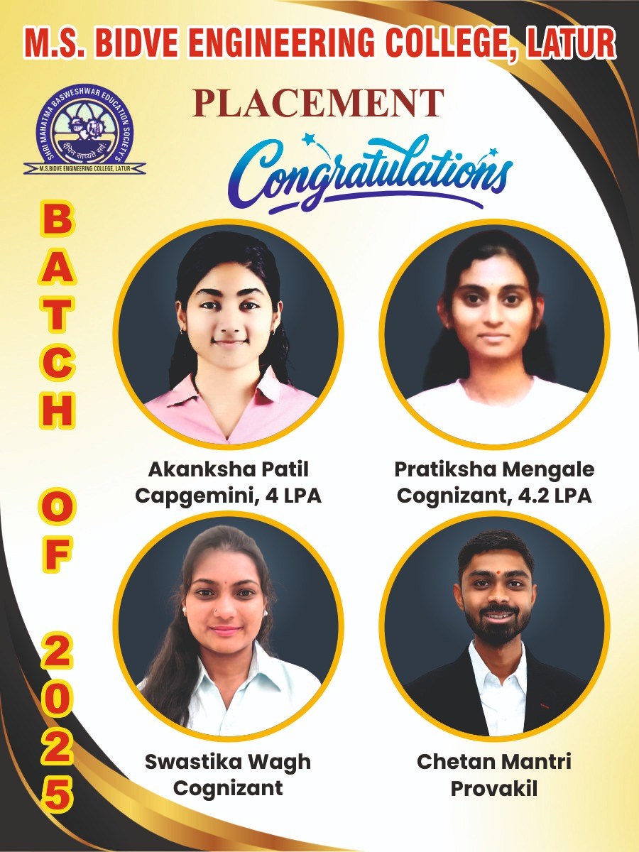 M S Bidve Engineering College, Latur.