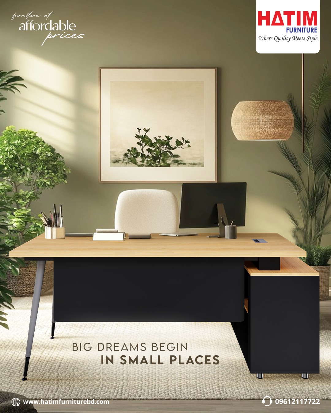 Up to 10% OFF ! Hatim brings you the perfect workspace to fuel